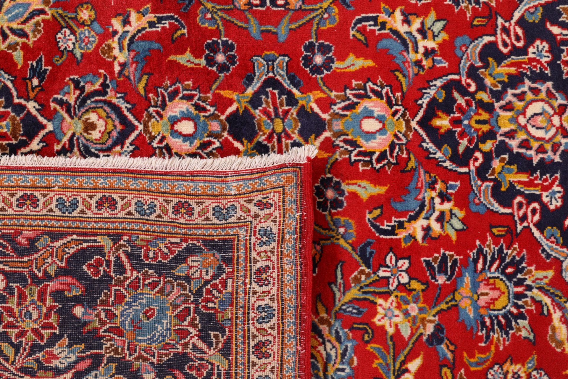 Kashan Perserteppich 203 × 298 cm aus Wolle, handgeknüpft