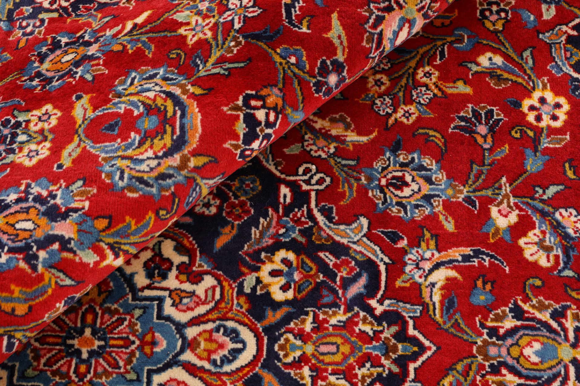Kashan Perserteppich 203 × 298 cm aus Wolle, handgeknüpft