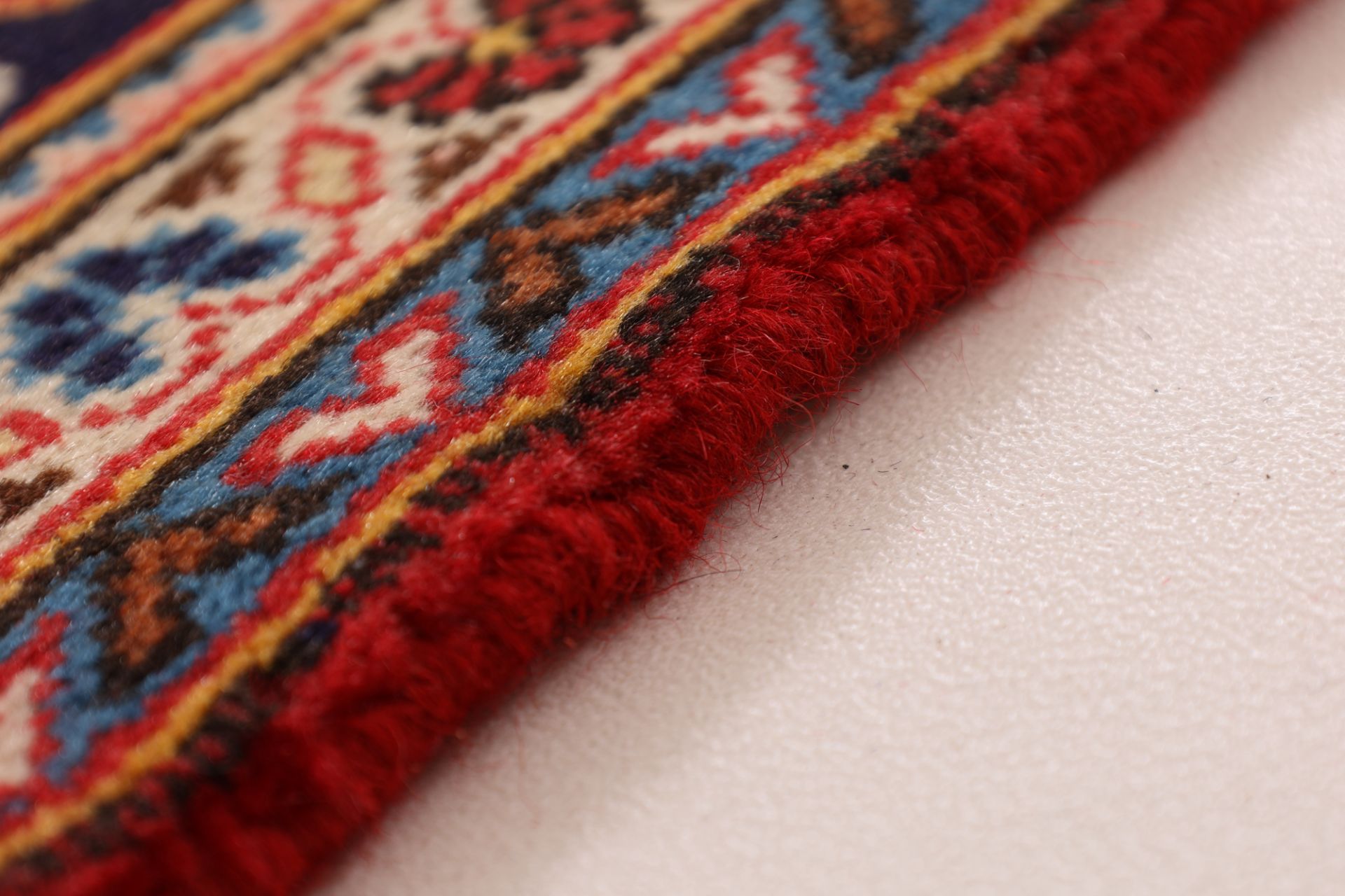 Handgeknüpfter Kashan Perserteppich, 200 × 294 cm, Wolle