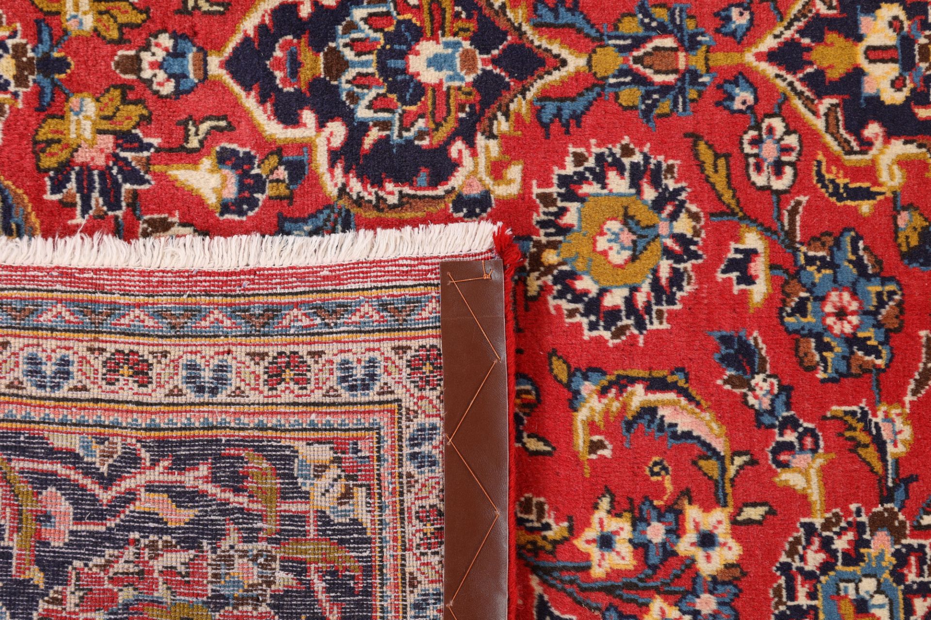 Handgeknüpfter Kashan Perserteppich, 200 × 294 cm, Wolle