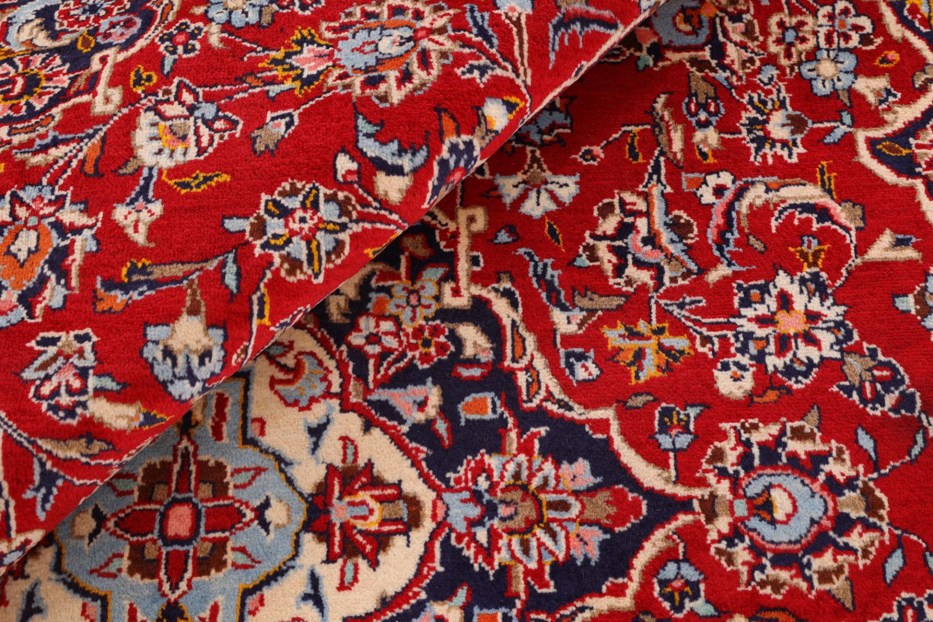 Kashan Perserteppich aus Iran, 203 × 318 cm