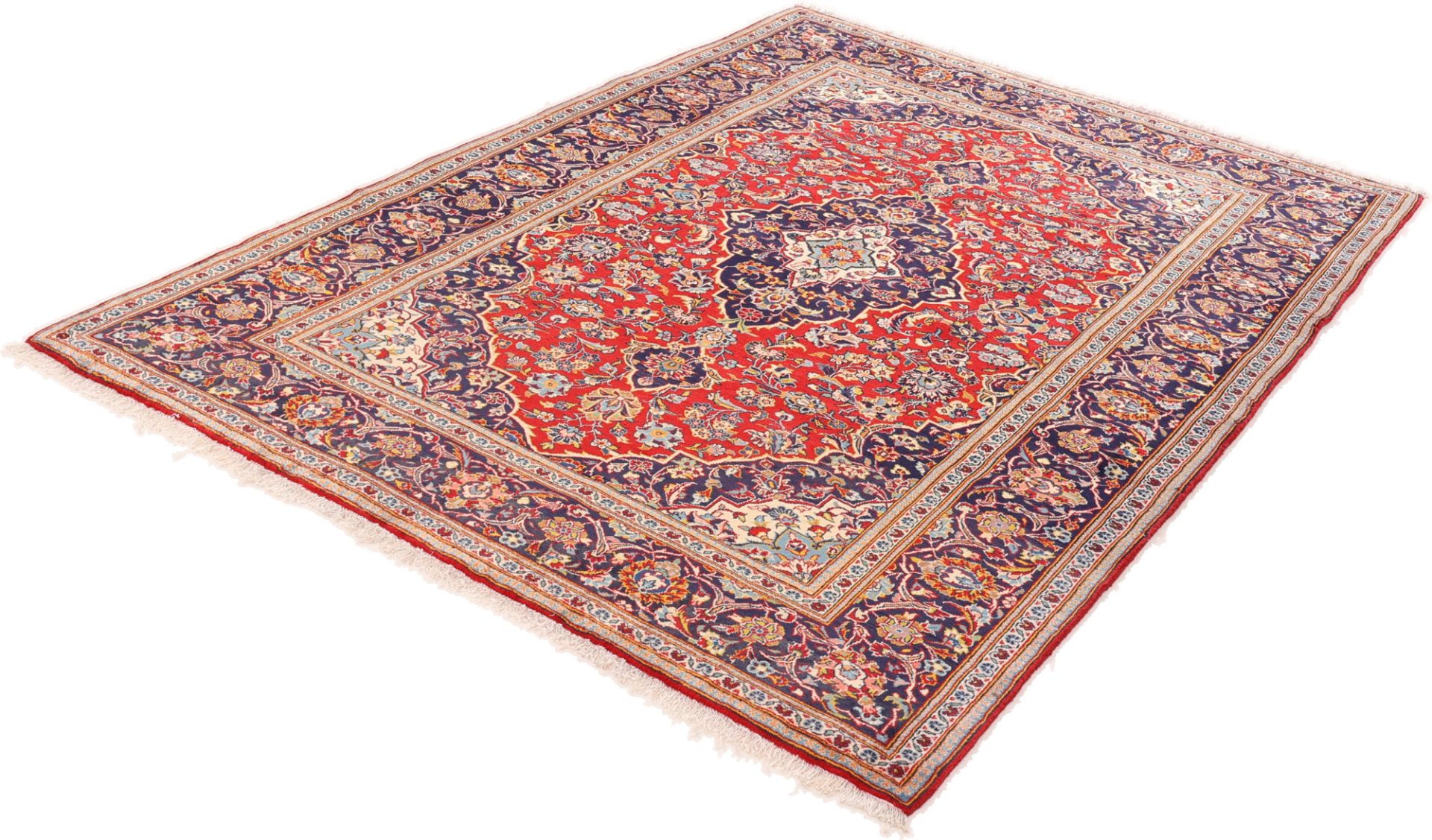 Kashan Perserteppich aus Iran, 210 × 292 cm