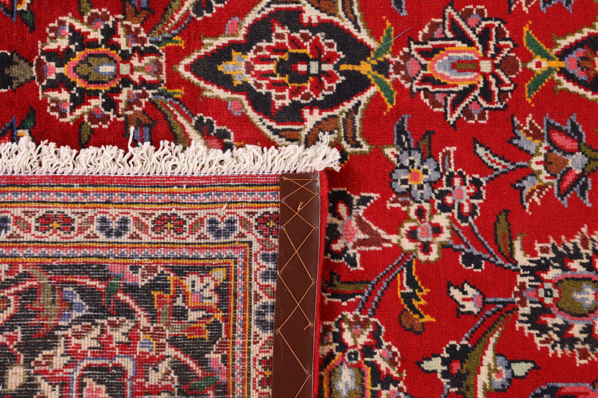 Handgeknüpfter Kashan Perserteppich, 203 × 304 cm, Wolle