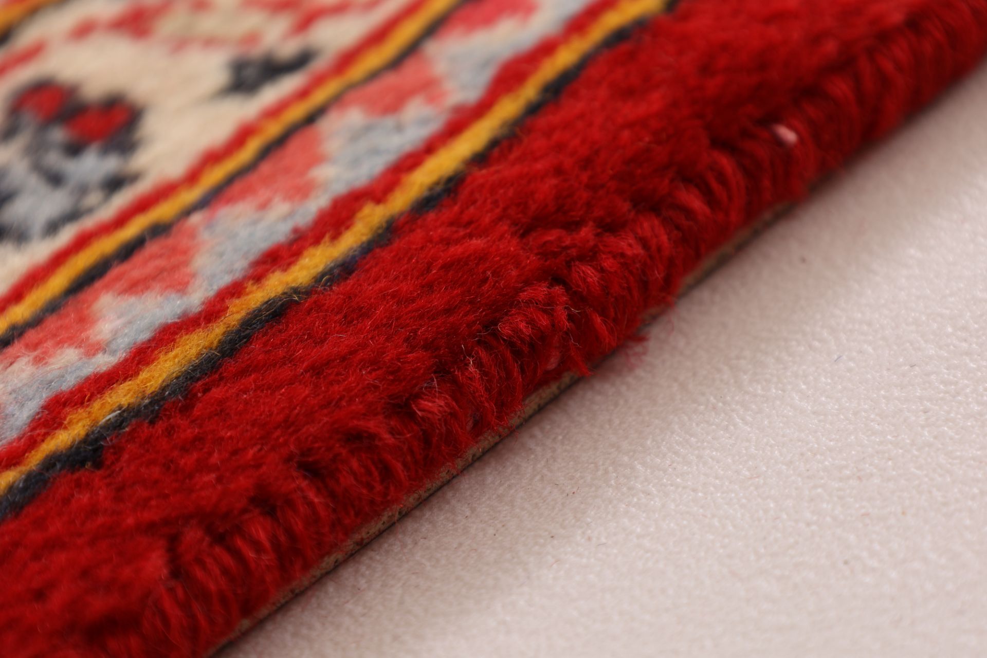 Kashan Perserteppich 201 × 305 cm aus Wolle, handgeknüpft