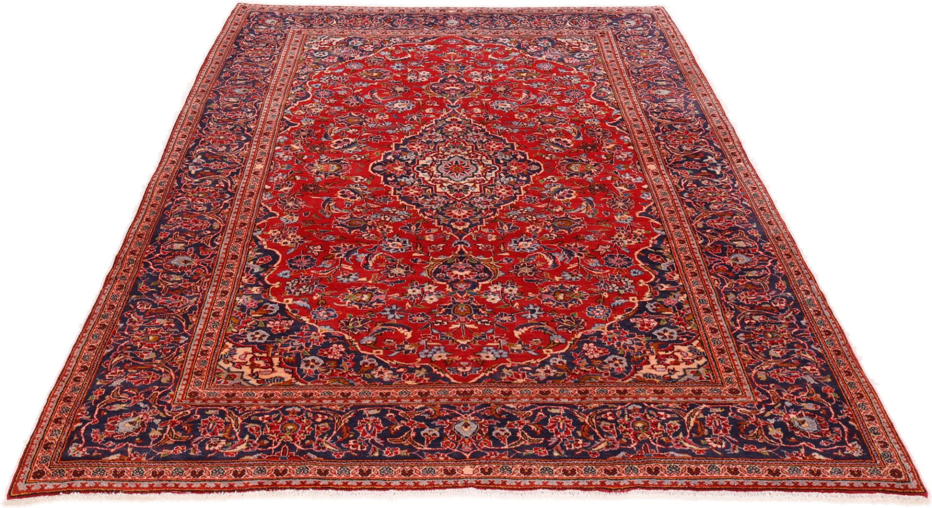 Kashan Perserteppich aus Iran, 208 × 300 cm