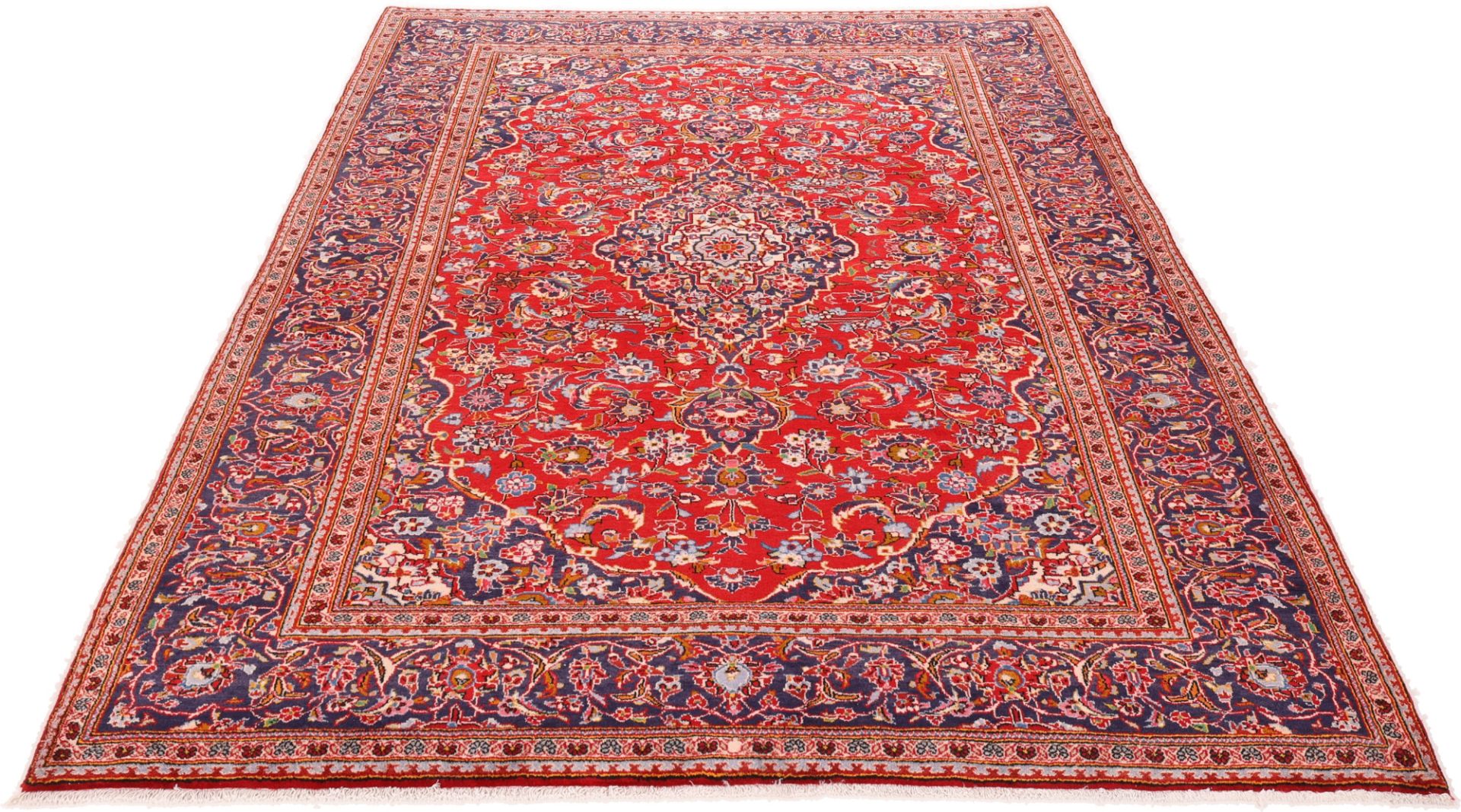 Kashan Perserteppich aus Iran, 208 × 300 cm