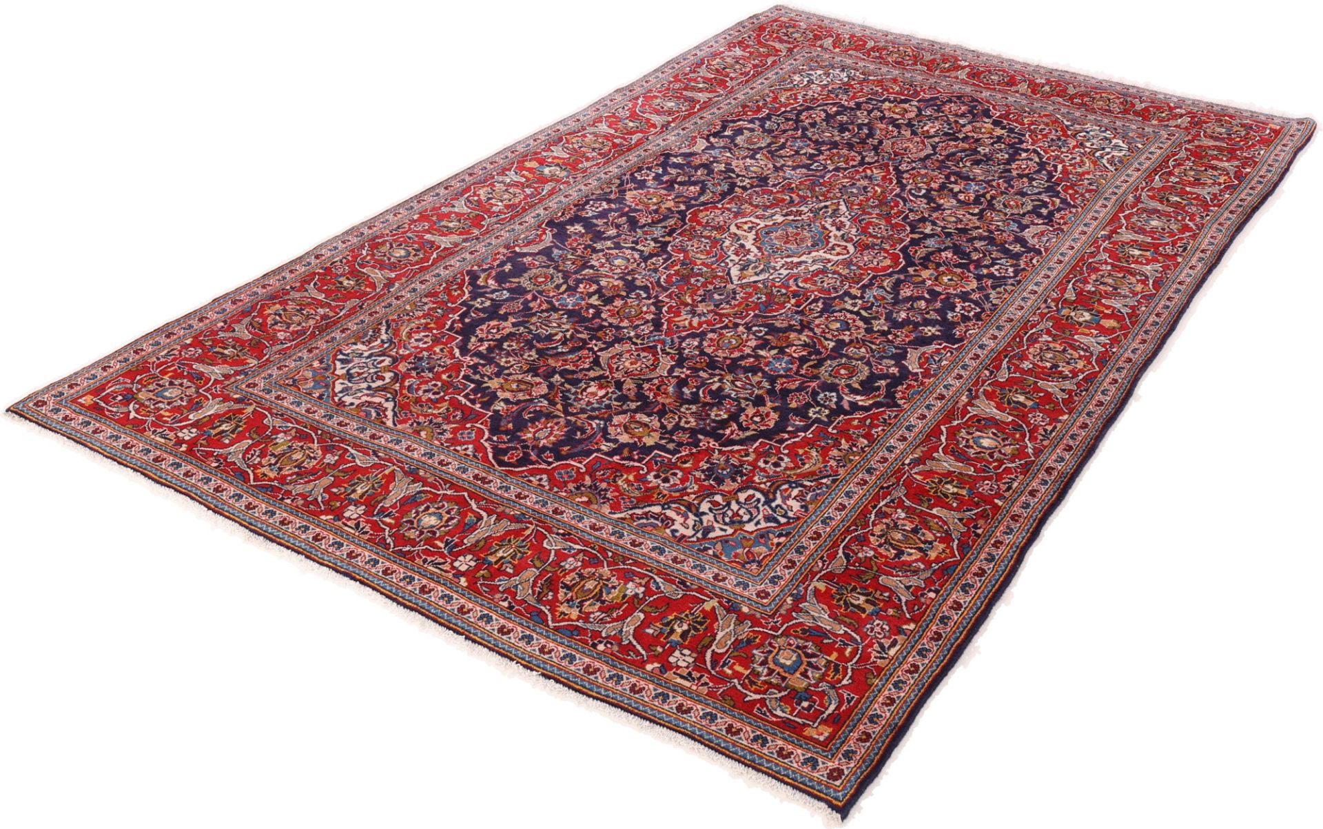 Kashan Perserteppich aus Iran, 197 × 330 cm
