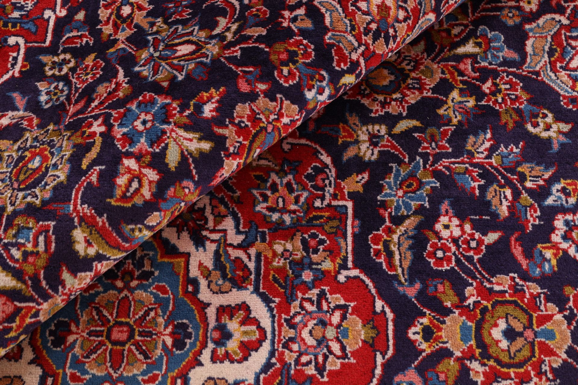 Kashan Perserteppich aus Iran, 197 × 330 cm