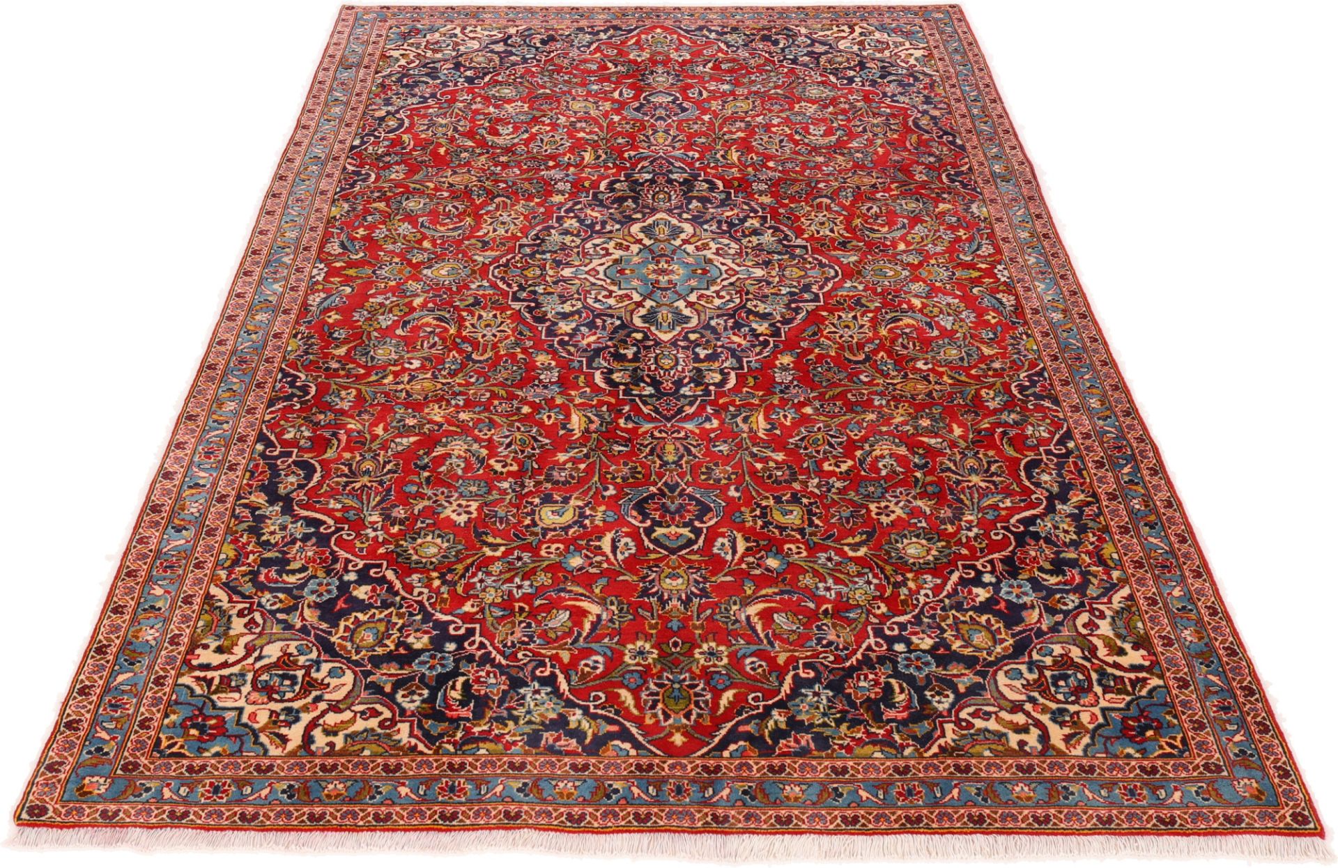 Kashan Perserteppich aus Iran, 177 × 307 cm