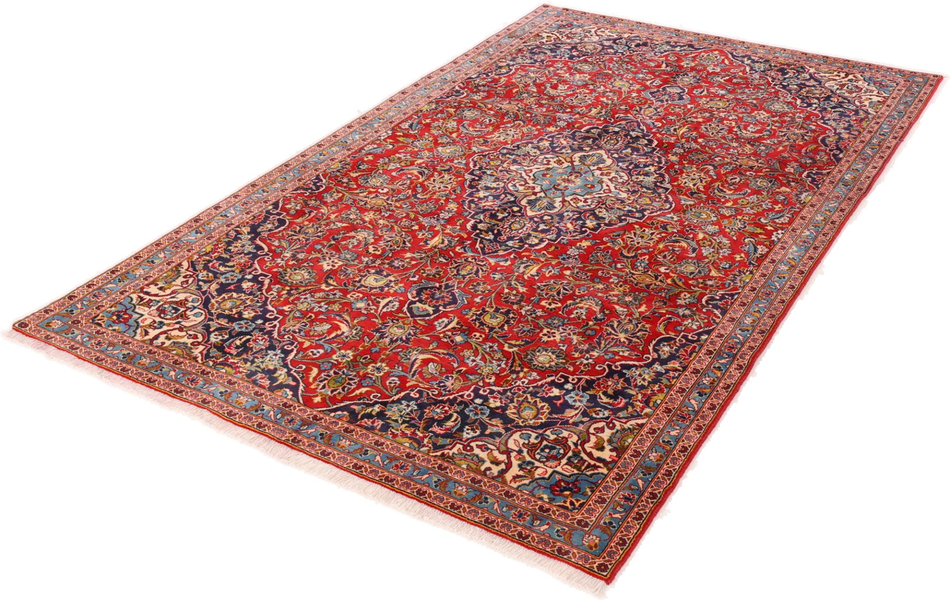 Kashan Perserteppich aus Iran, 177 × 307 cm