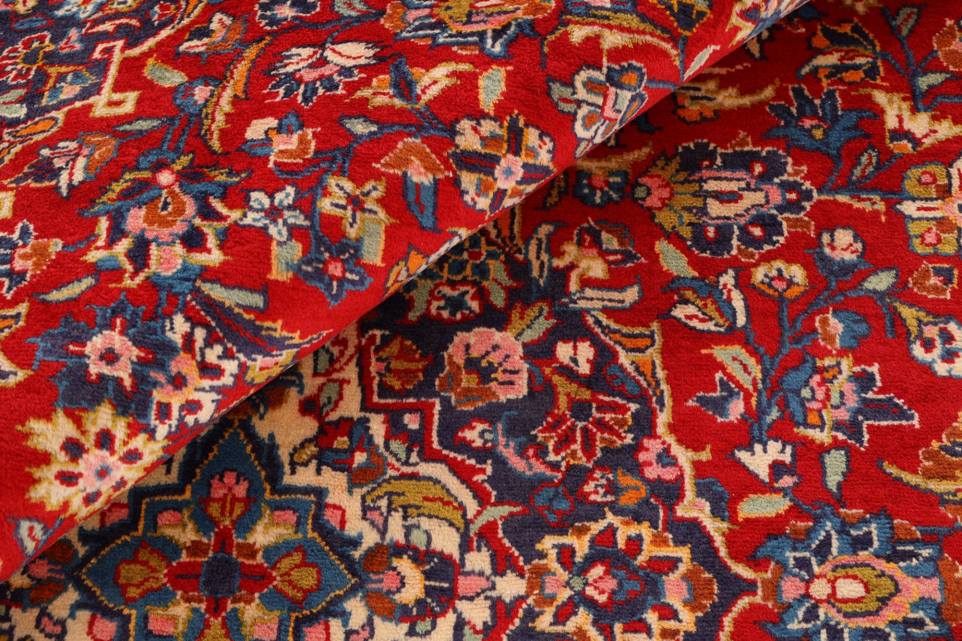 Handgeknüpfter Kashan Perserteppich 195 × 290 cm