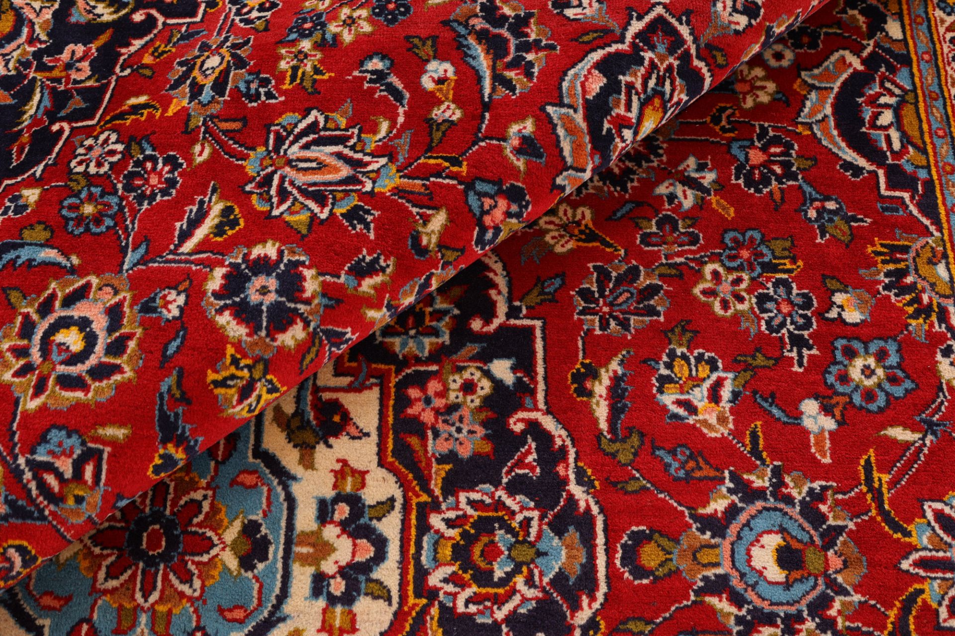 Kashan Perserteppich aus Iran, 200 × 338 cm
