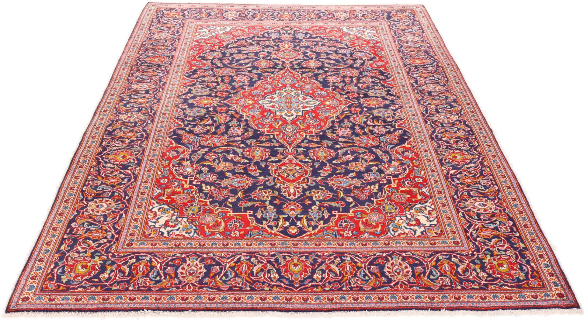 perserteppich-kashan-200-x-295-cm-schurwolle-handgeknupft-9 Handgeknüpfter Kashan Perserteppich, 200 × 295 cm, Wolle