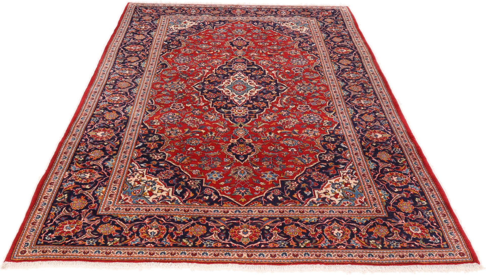 Kashan Perserteppich aus Iran, 200 × 303 cm