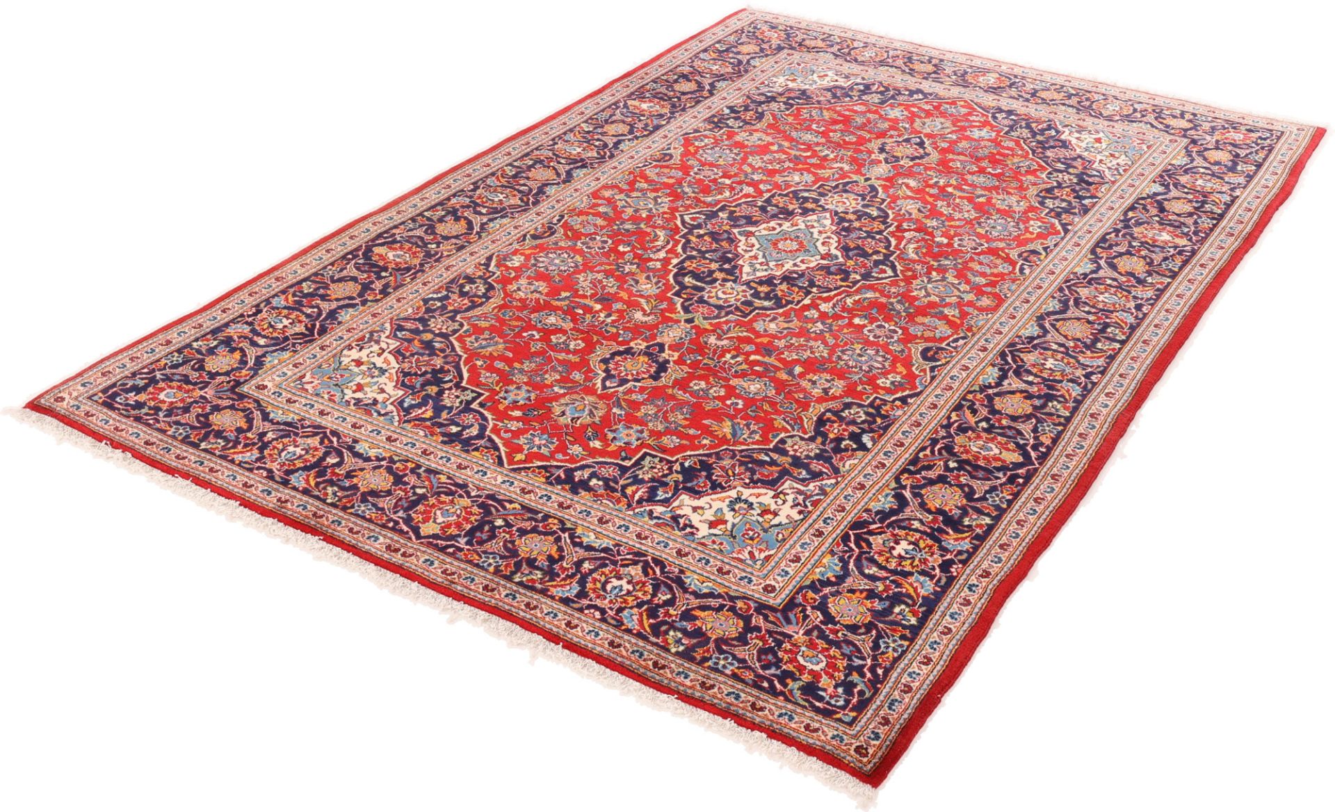 Kashan Perserteppich aus Iran, 200 × 303 cm