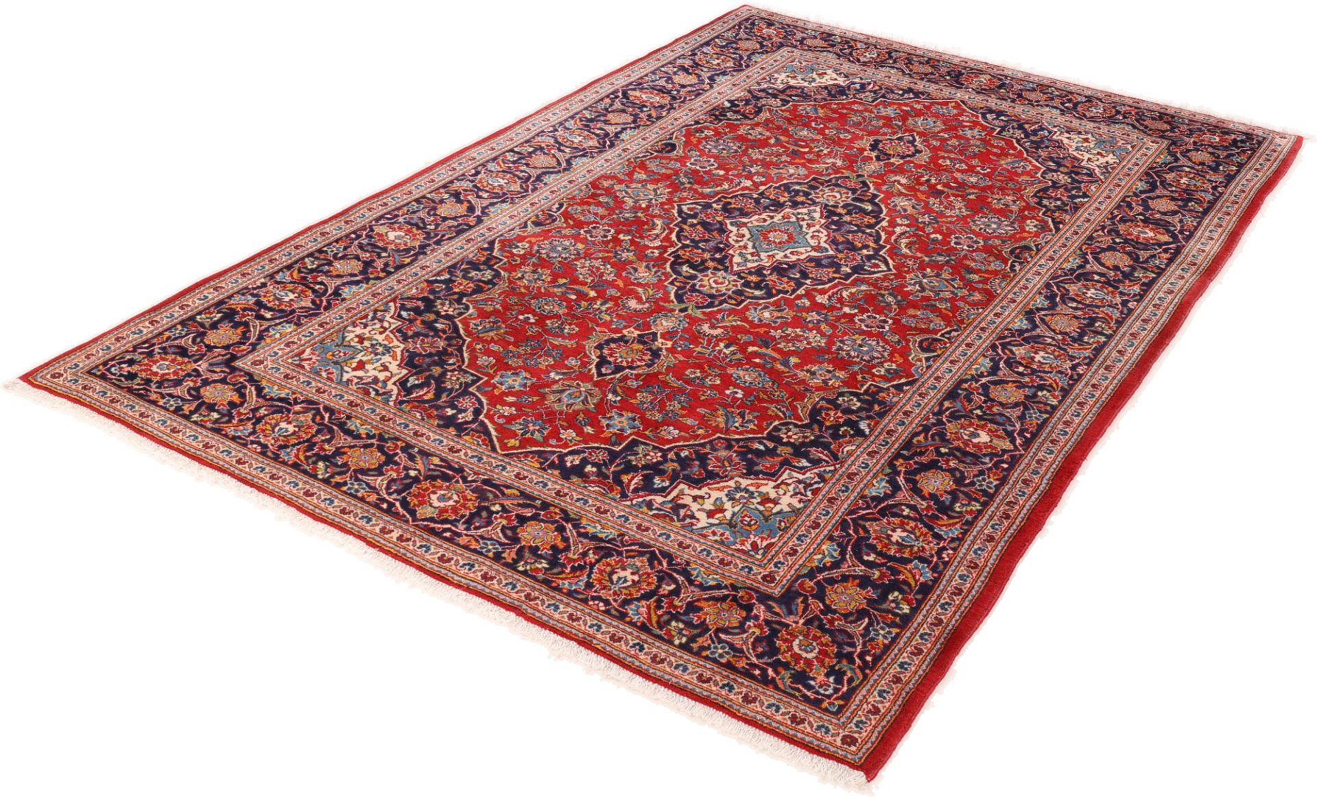 Kashan Perserteppich aus Iran, 200 × 303 cm