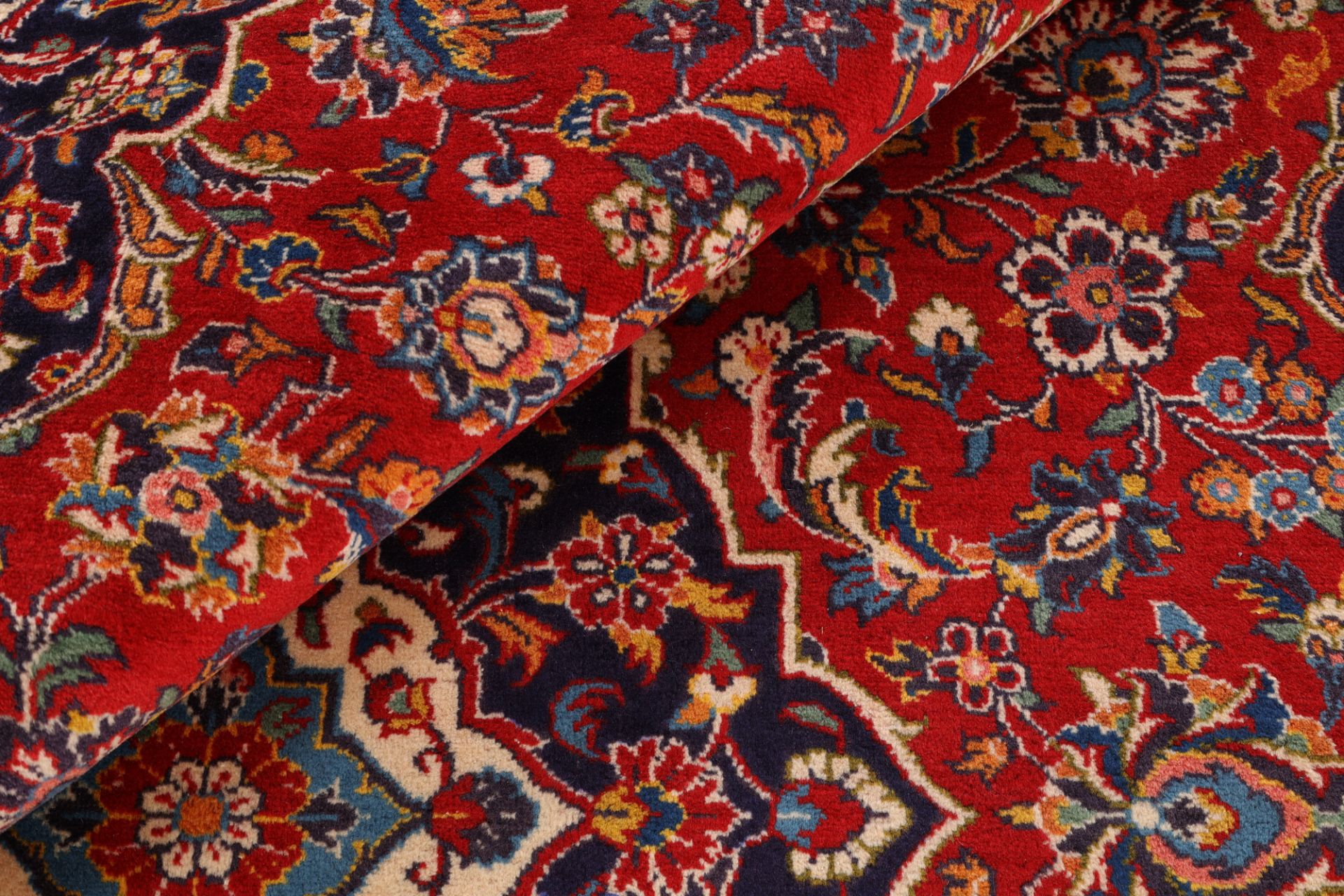 Kashan Perserteppich aus Iran, 200 × 303 cm