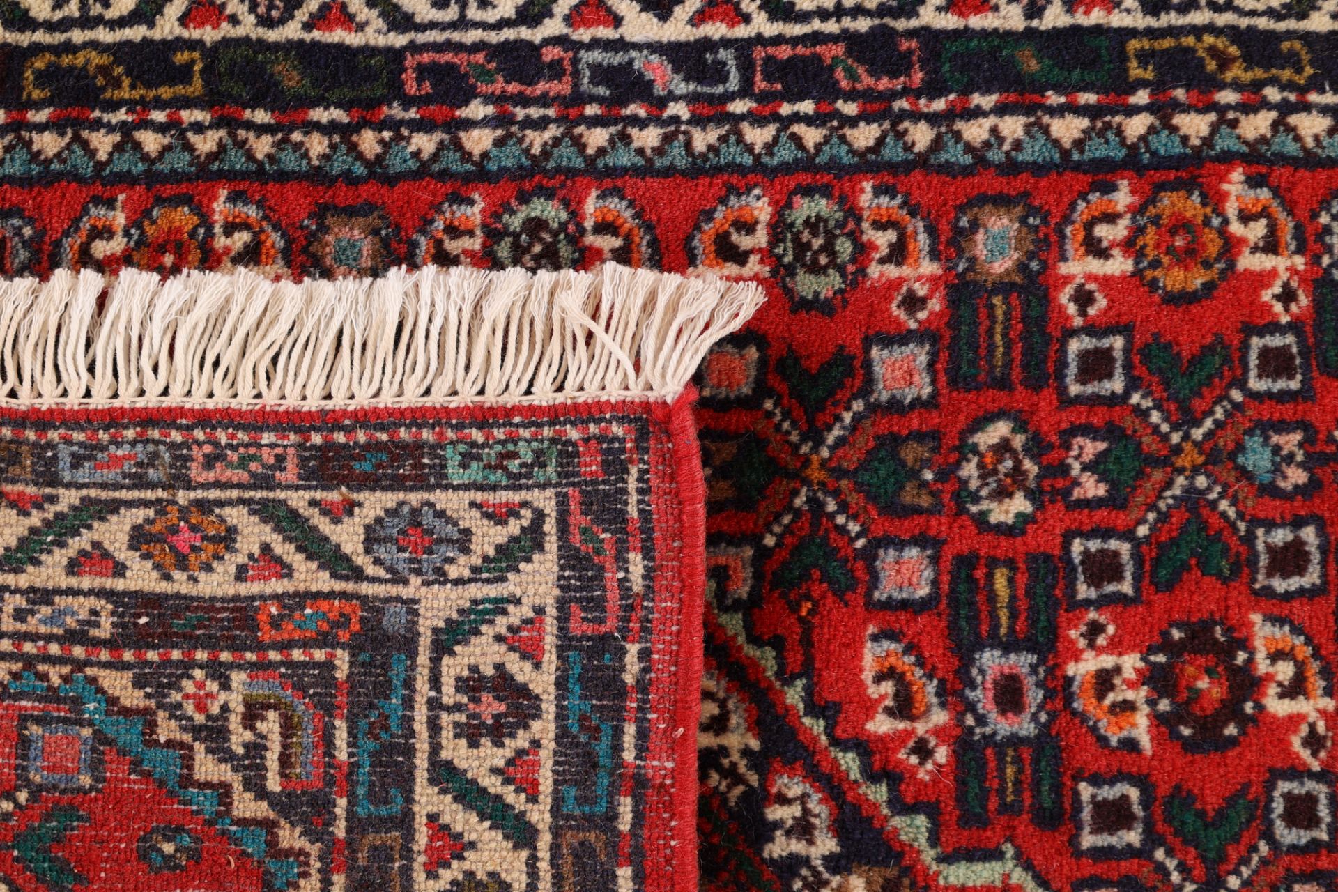 Hamadan Perserteppich aus Iran, 62 × 99 cm