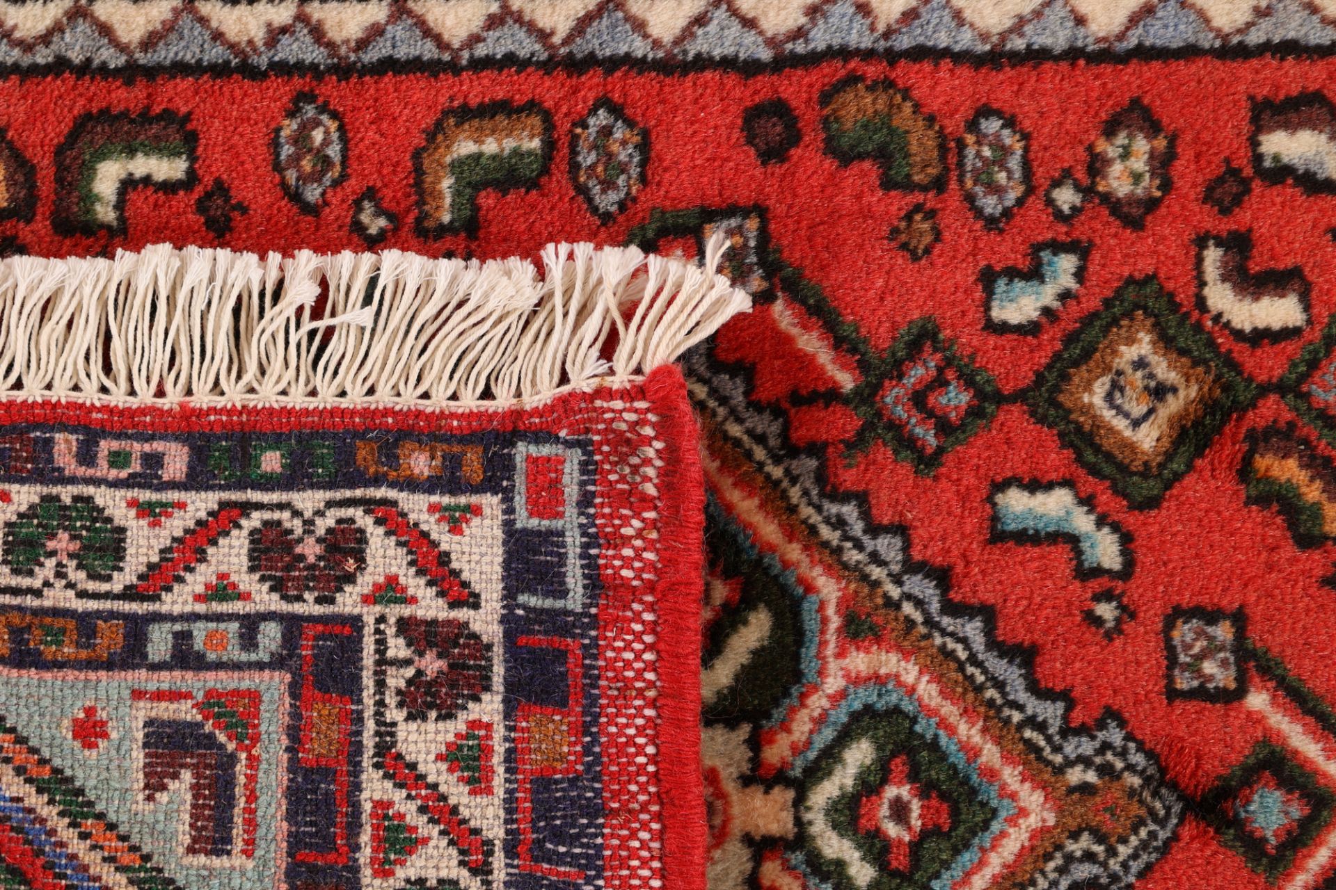 perserteppich-hamadan-62-x-99-cm-schurwolle-handgeknupft-25 Handgeknüpfter Hamadan Perserteppich 62 × 99 cm