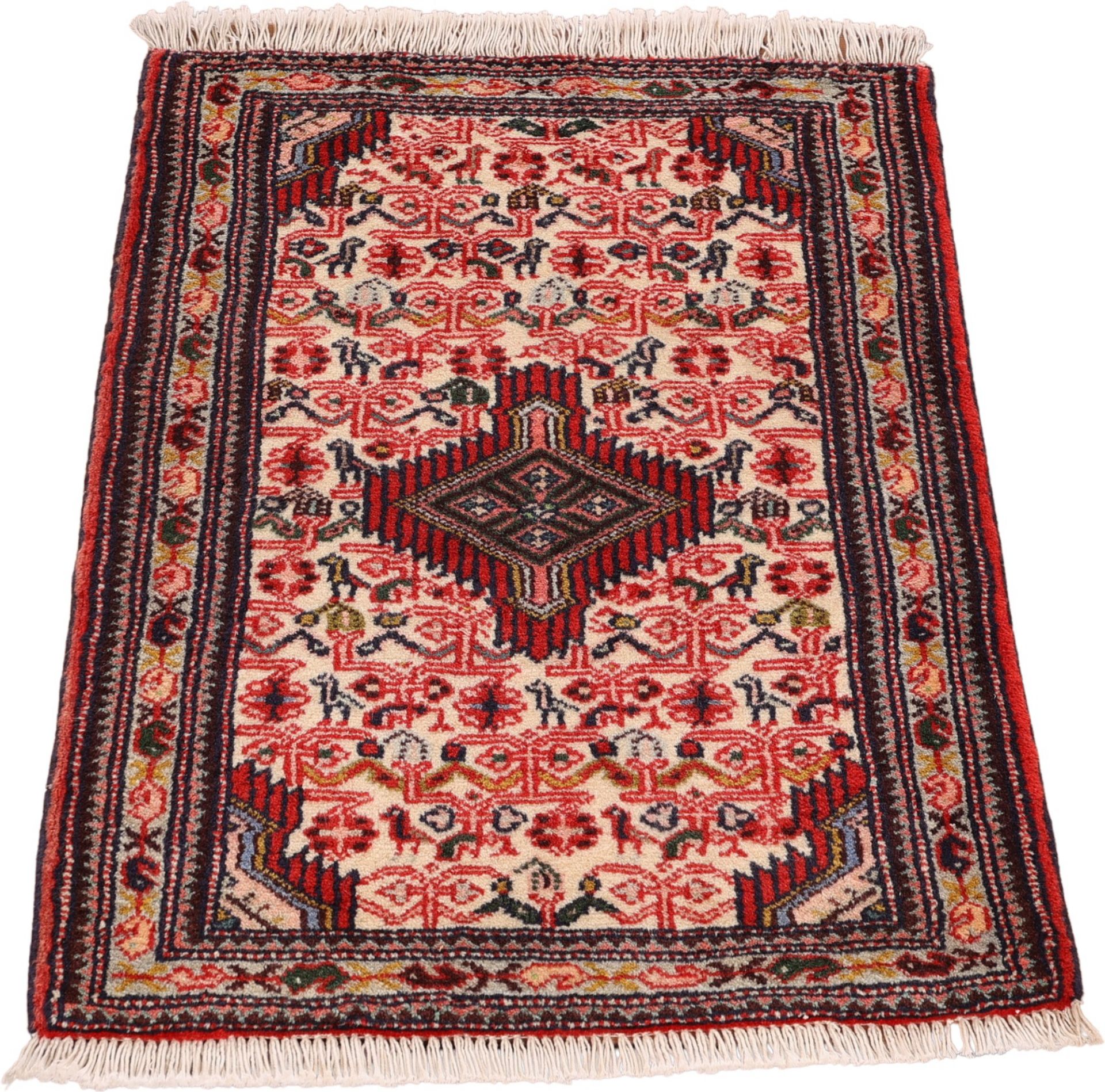 perserteppich-hamadan-62-x-99-cm-schurwolle-handgeknupft-33 Hamadan Perserteppich 62 × 99 cm aus Wolle, handgeknüpft