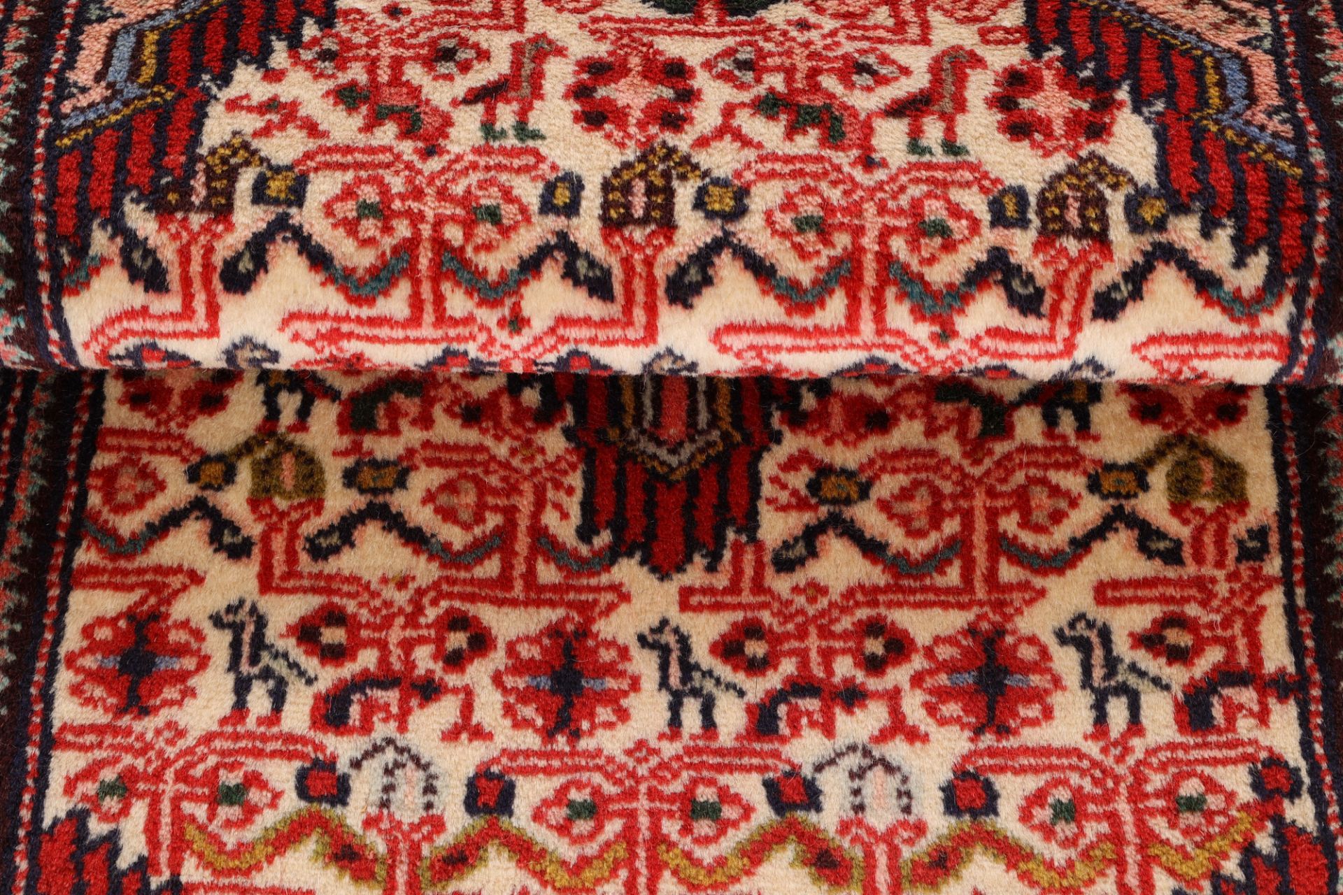 perserteppich-hamadan-62-x-99-cm-schurwolle-handgeknupft-52 Hamadan Perserteppich 62 × 99 cm aus Wolle, handgeknüpft