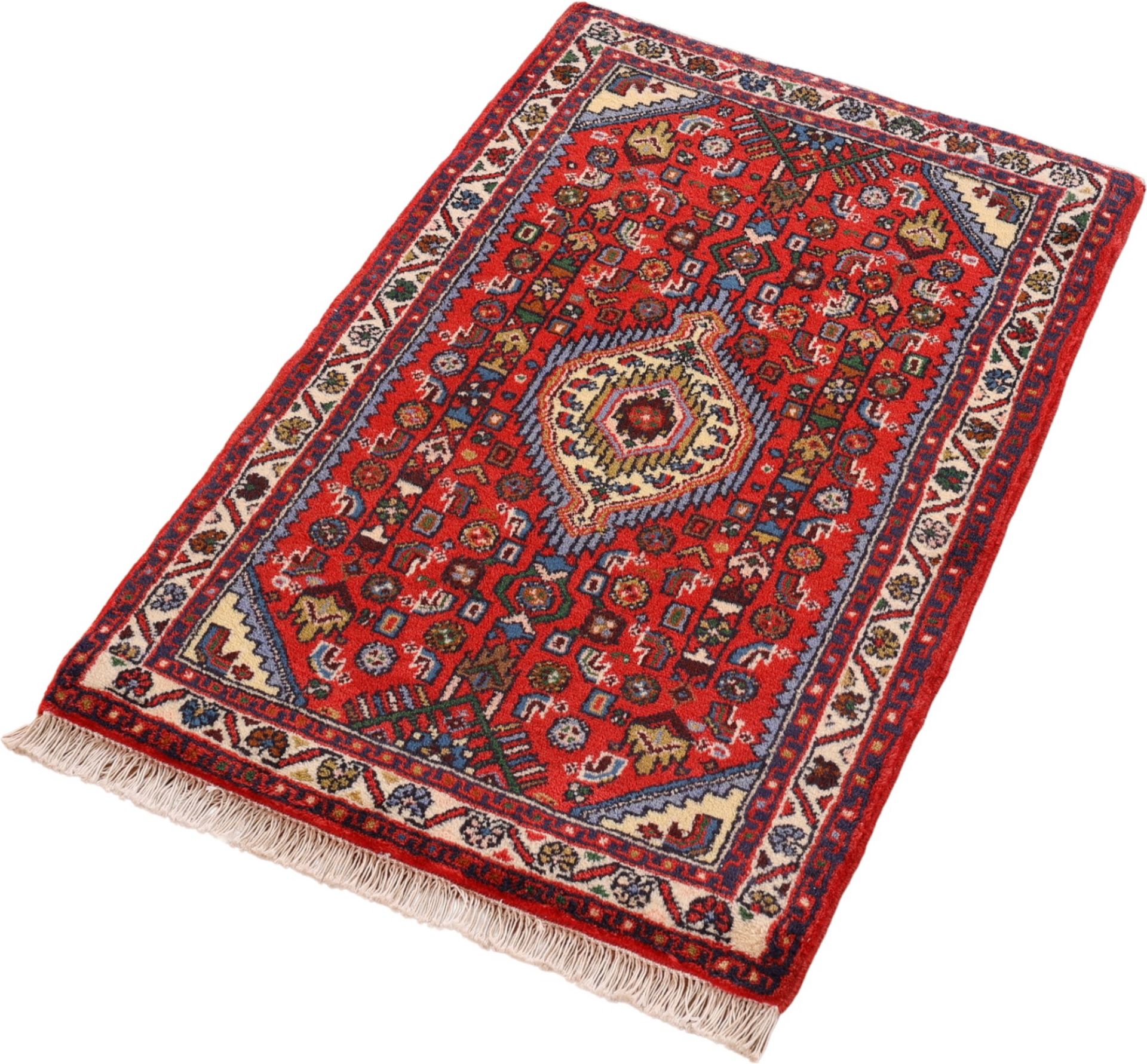 perserteppich-hamadan-62-x-99-cm-schurwolle-handgeknupft-64 Handgeknüpfter Hamadan Perserteppich, 62 × 99 cm, Wolle