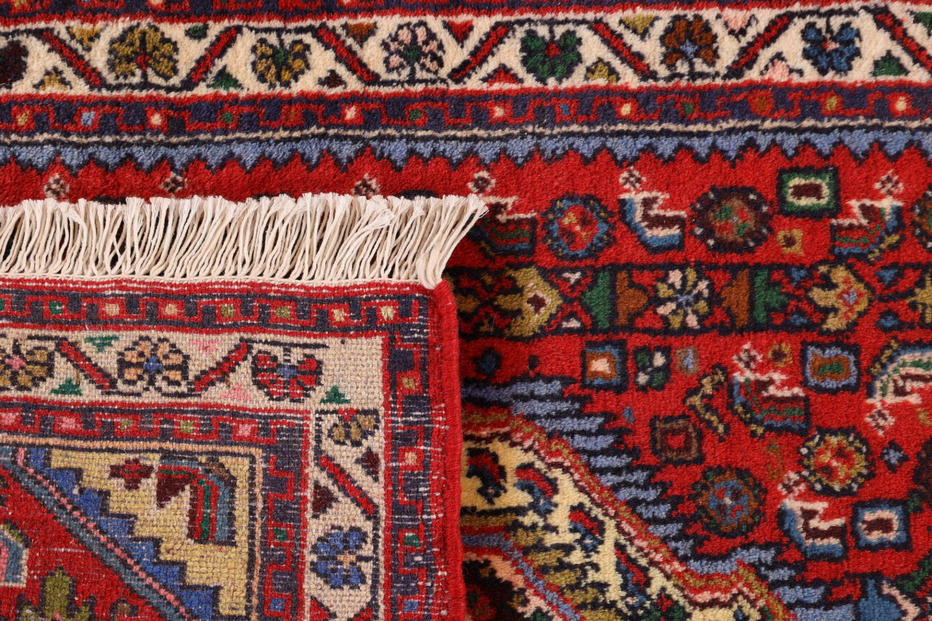 perserteppich-hamadan-62-x-99-cm-schurwolle-handgeknupft-72 Handgeknüpfter Hamadan Perserteppich, 62 × 99 cm, Wolle