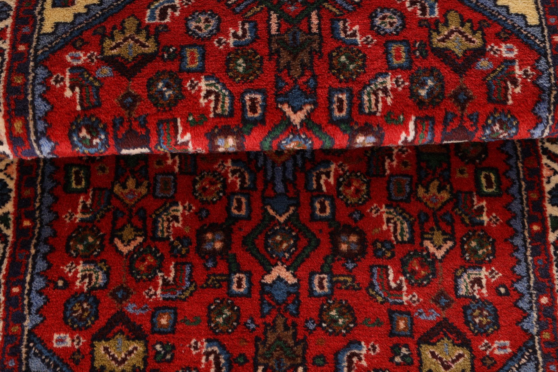 perserteppich-hamadan-62-x-99-cm-schurwolle-handgeknupft-74 Handgeknüpfter Hamadan Perserteppich, 62 × 99 cm, Wolle
