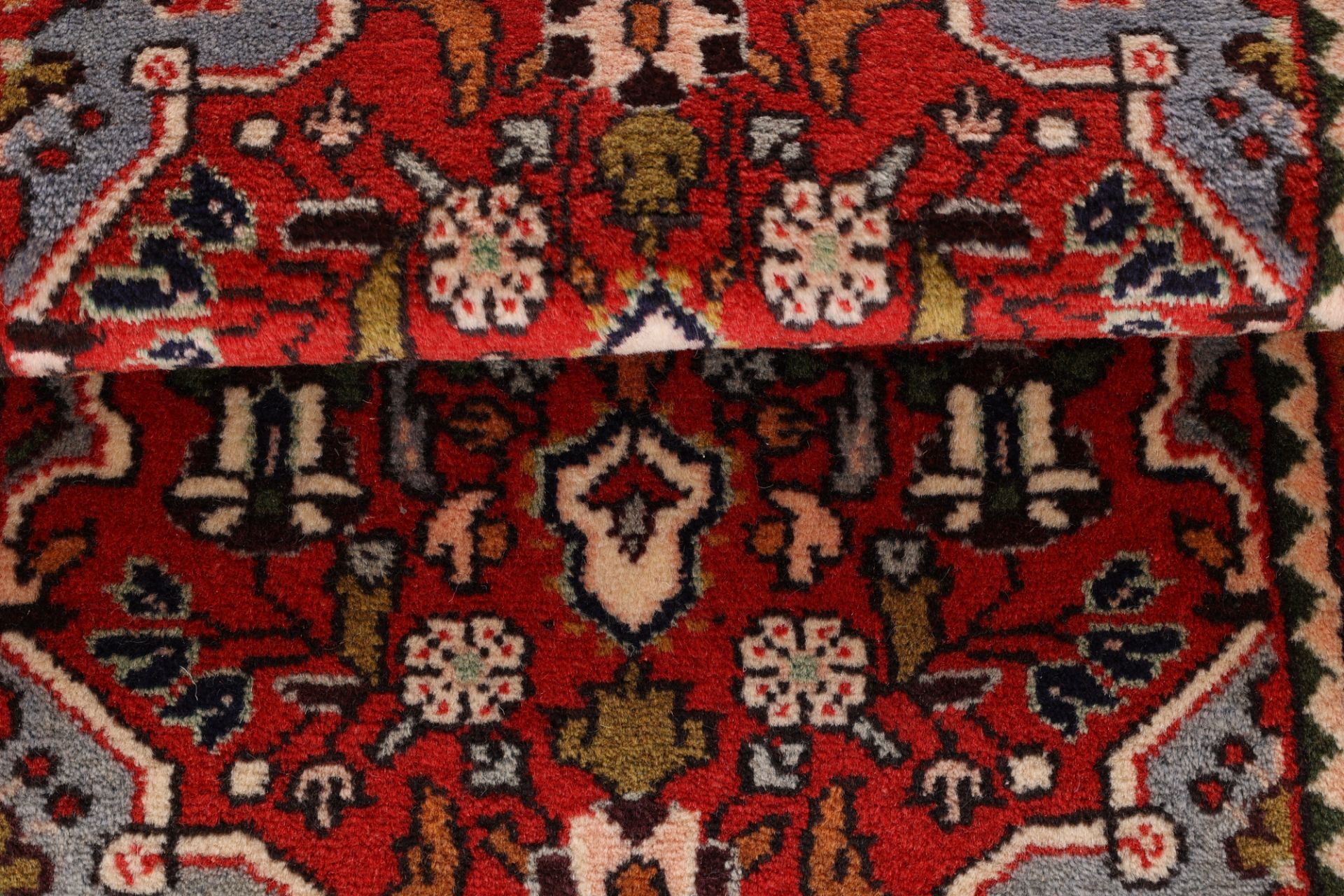Hamadan Perserteppich 62 × 99 cm aus Wolle, handgeknüpft