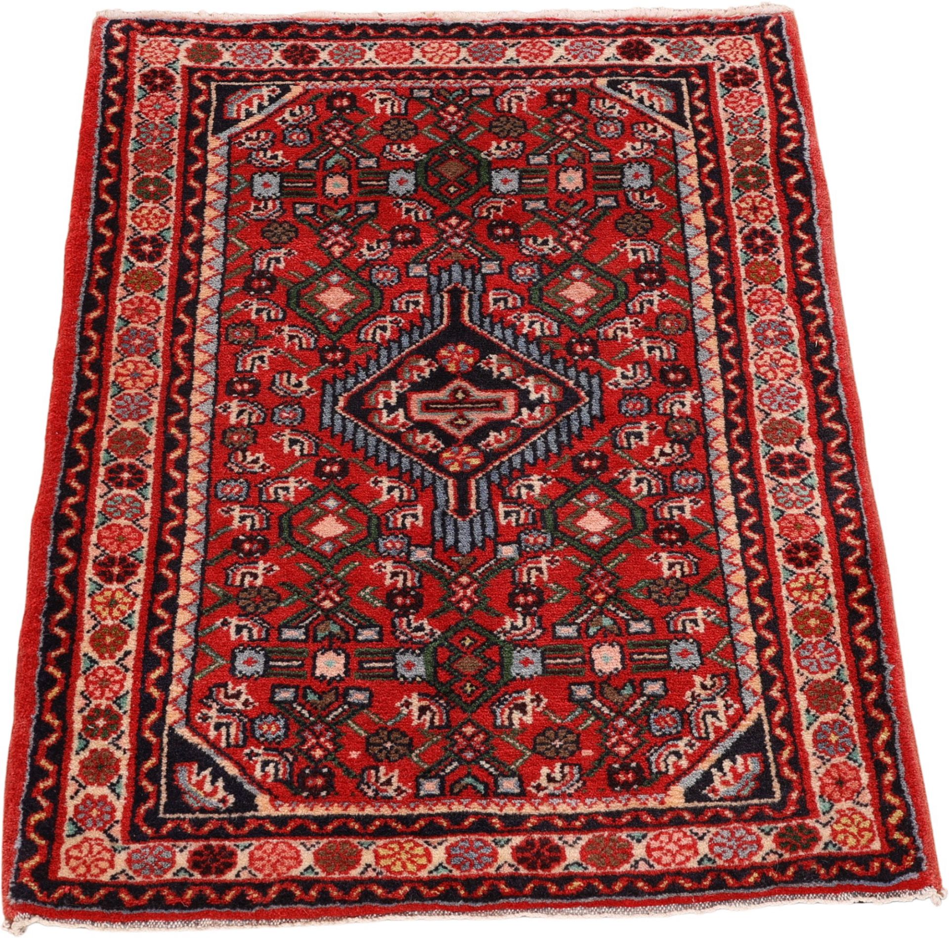 perserteppich-hamadan-62-x-99-cm-schurwolle-handgeknupft-78 Handgeknüpfter Hamadan Perserteppich 62 × 99 cm