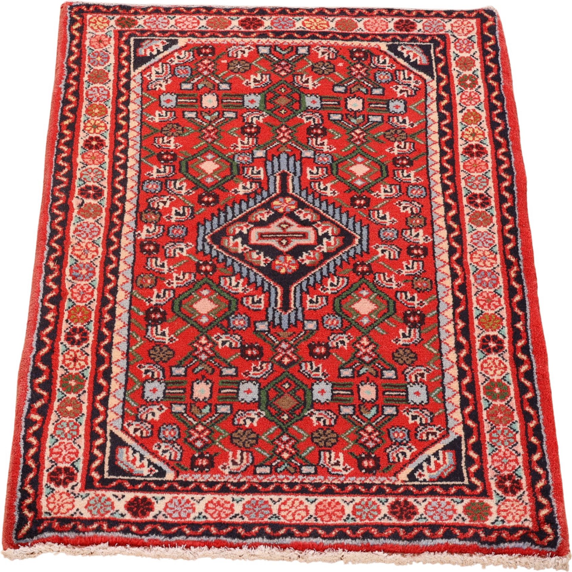 perserteppich-hamadan-62-x-99-cm-schurwolle-handgeknupft-79 Handgeknüpfter Hamadan Perserteppich 62 × 99 cm