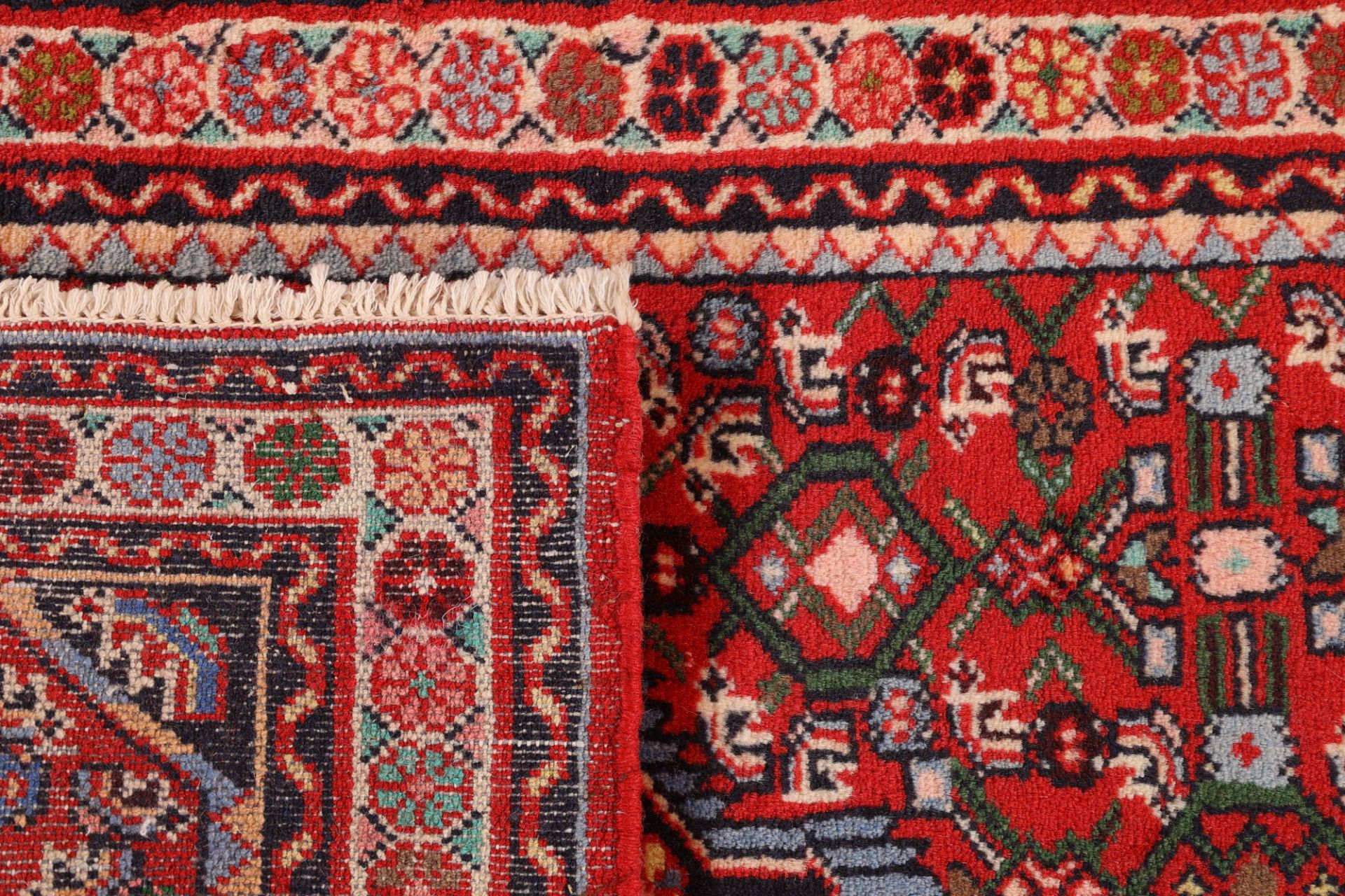 perserteppich-hamadan-62-x-99-cm-schurwolle-handgeknupft-88 Handgeknüpfter Hamadan Perserteppich 62 × 99 cm