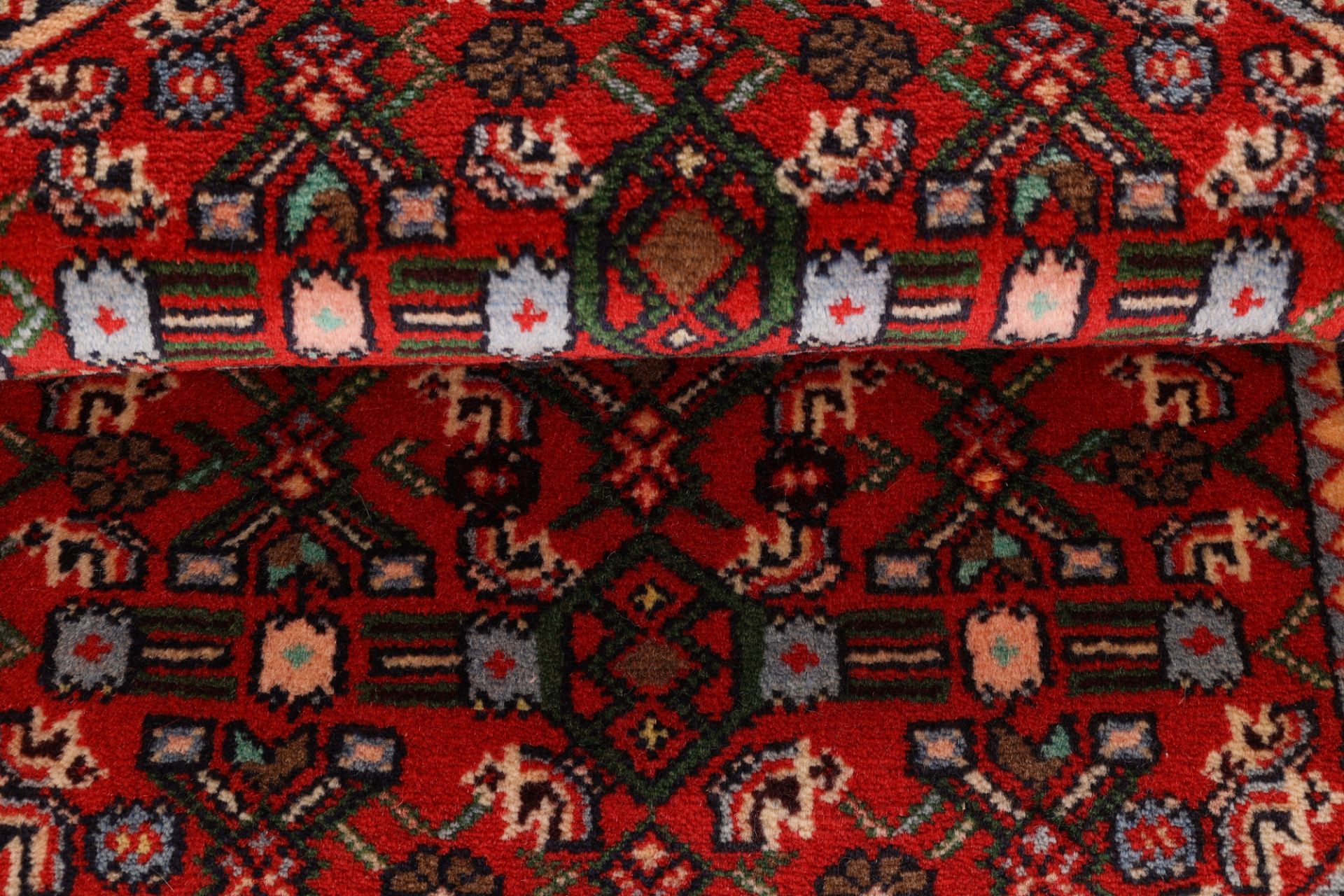 perserteppich-hamadan-62-x-99-cm-schurwolle-handgeknupft-90 Handgeknüpfter Hamadan Perserteppich 62 × 99 cm