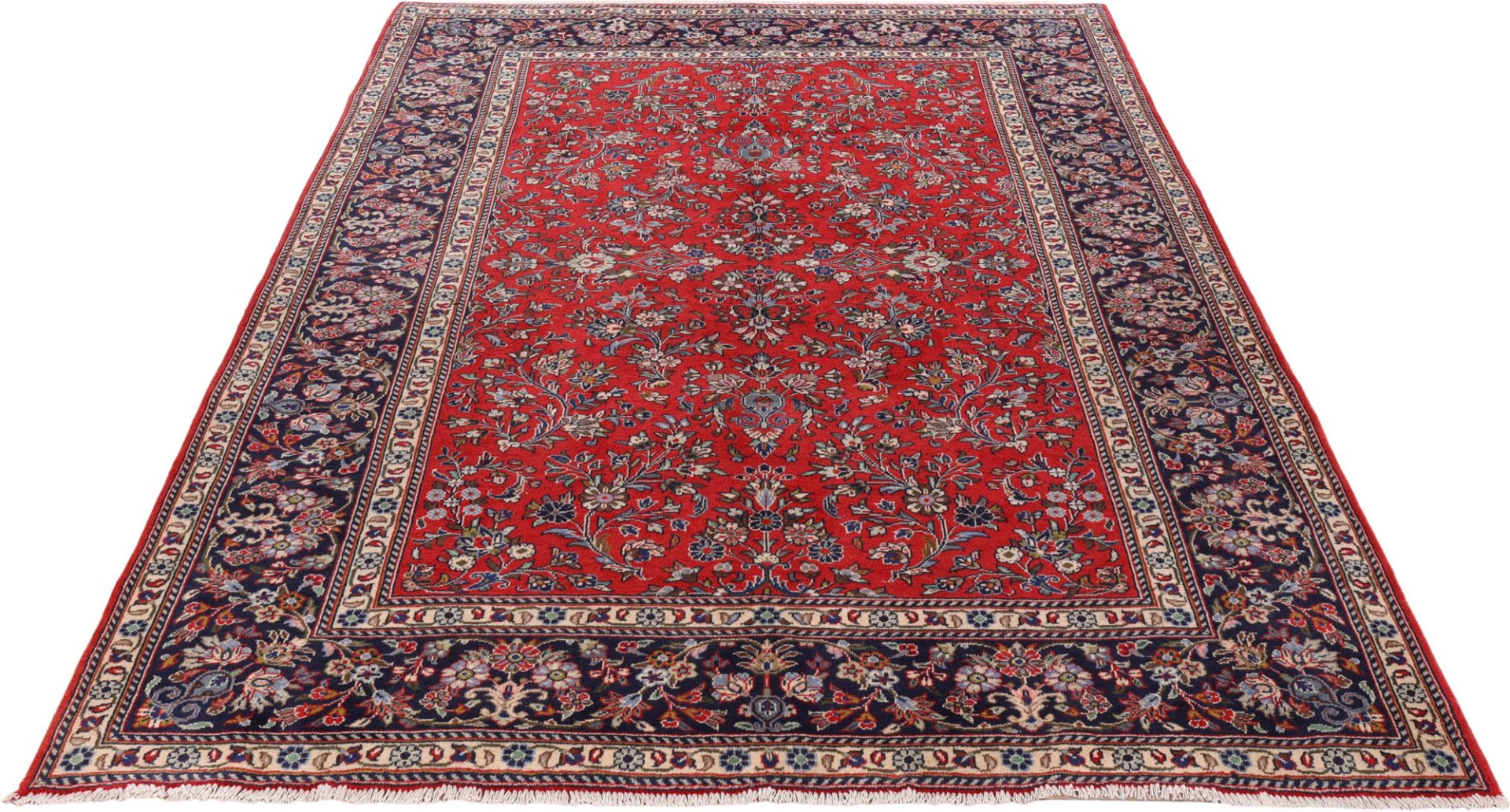 Sarough Perserteppich 205 × 283 cm aus Wolle, handgeknüpft