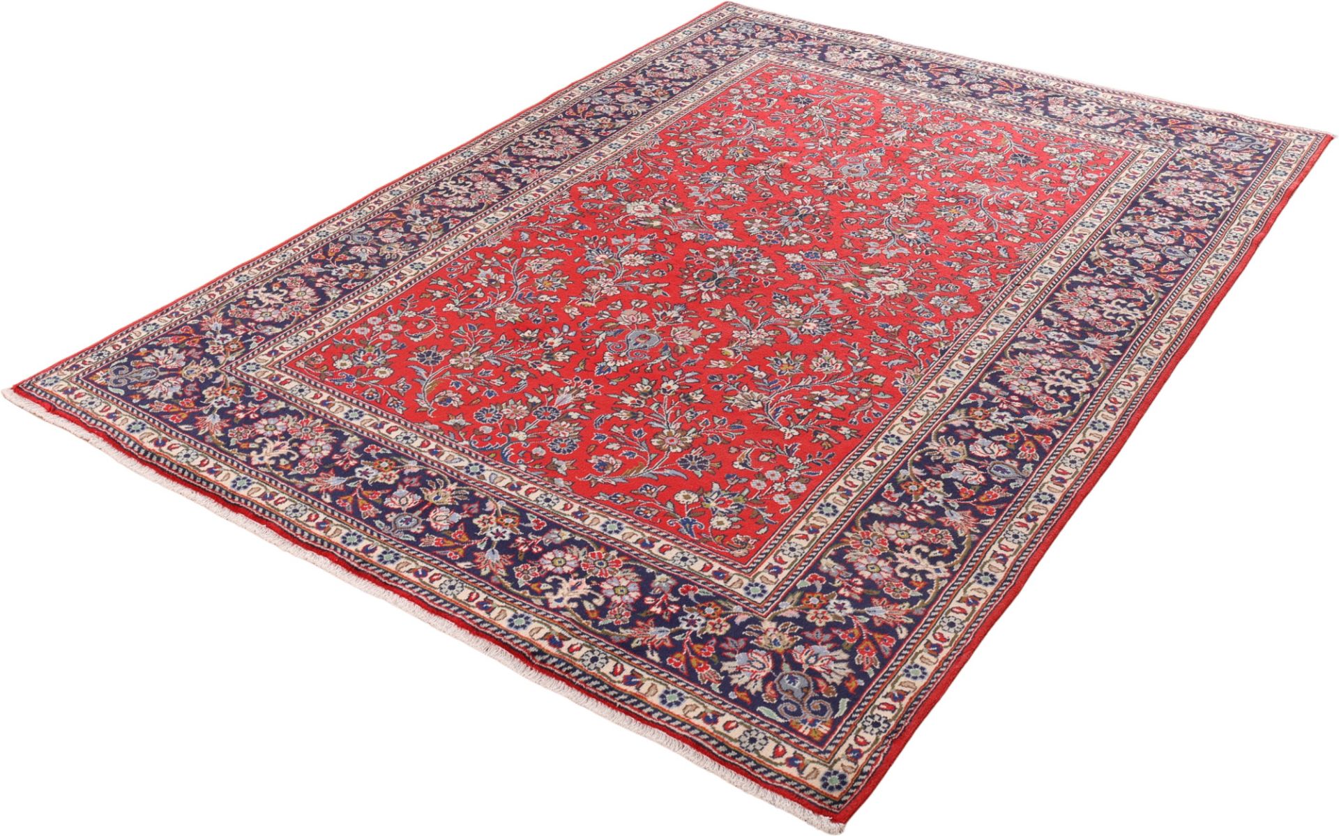 Sarough Perserteppich 205 × 283 cm aus Wolle, handgeknüpft