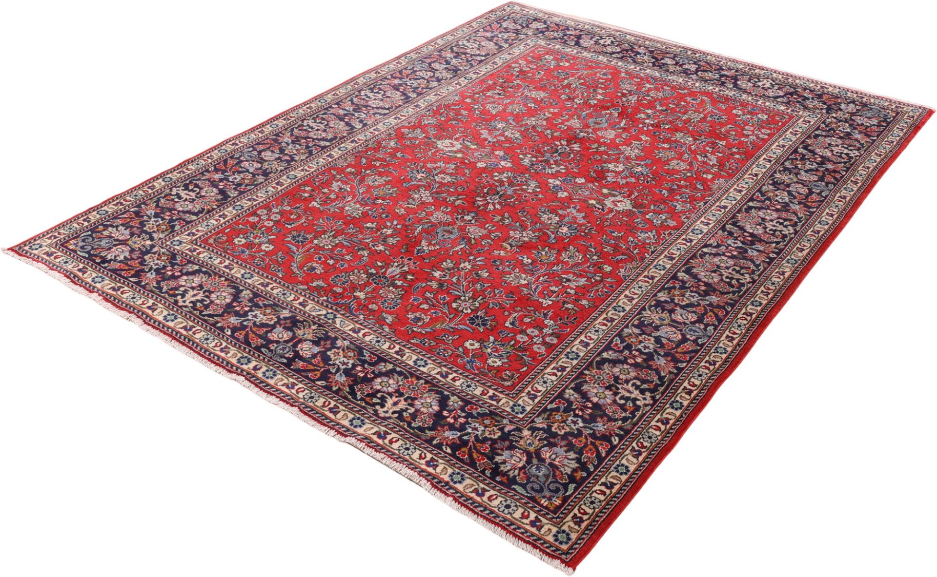 Sarough Perserteppich 205 × 283 cm aus Wolle, handgeknüpft