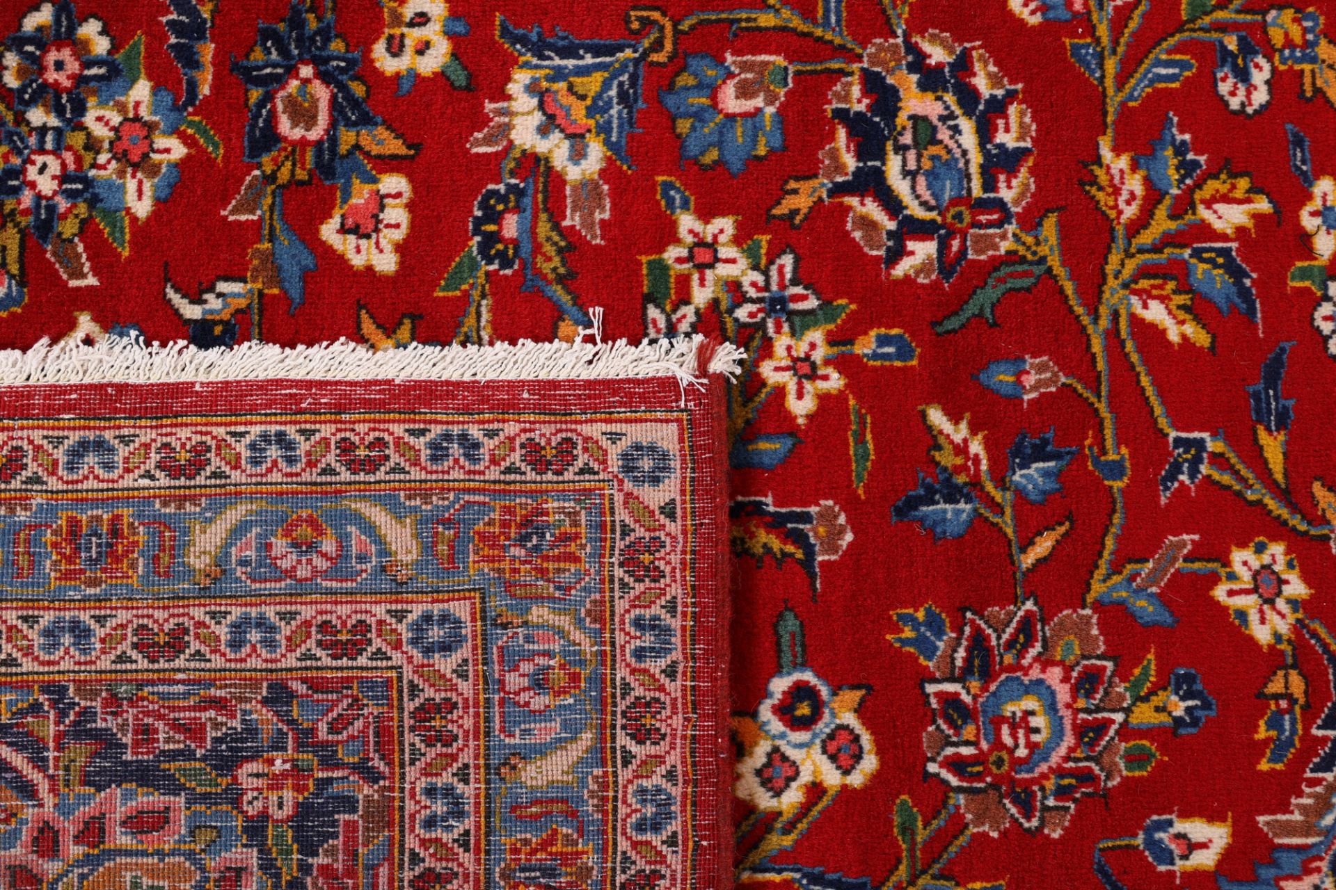 Handgeknüpfter Kashan Perserteppich 300 × 395 cm