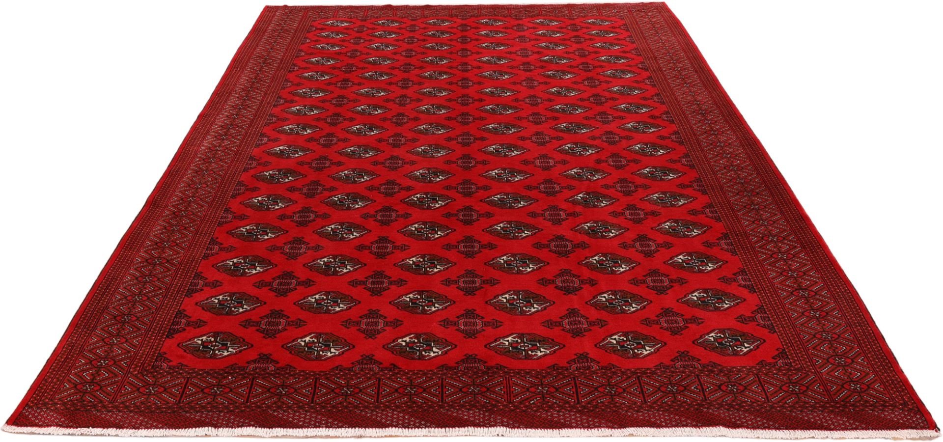 Handgeknüpfter Turkmen Perserteppich, 250 × 335 cm, Wolle