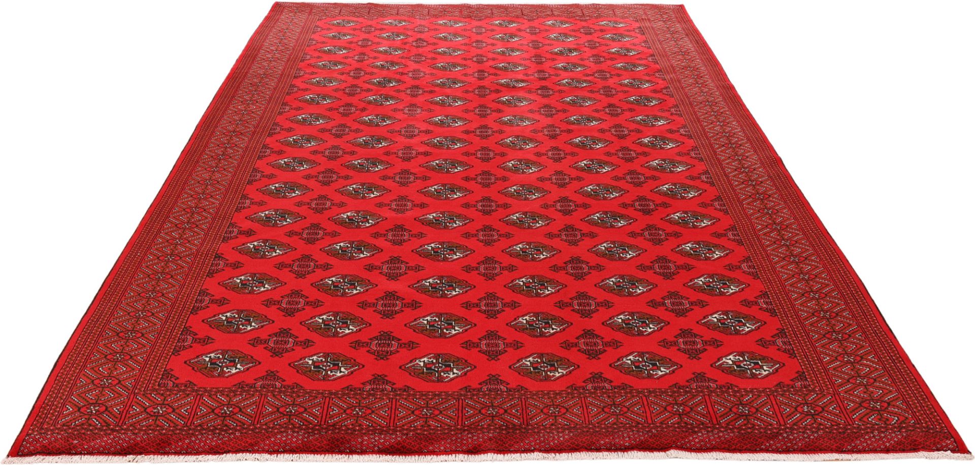 Handgeknüpfter Turkmen Perserteppich, 250 × 335 cm, Wolle