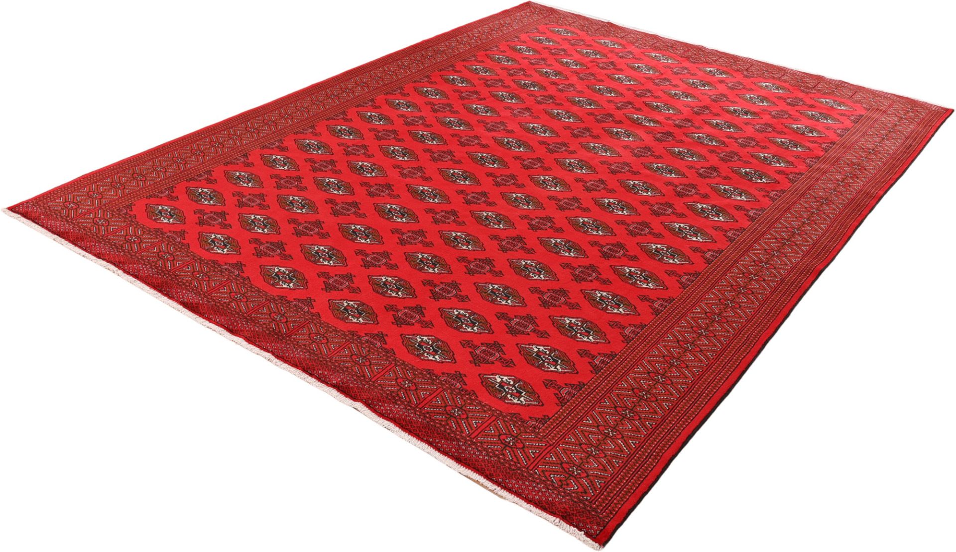Handgeknüpfter Turkmen Perserteppich, 250 × 335 cm, Wolle