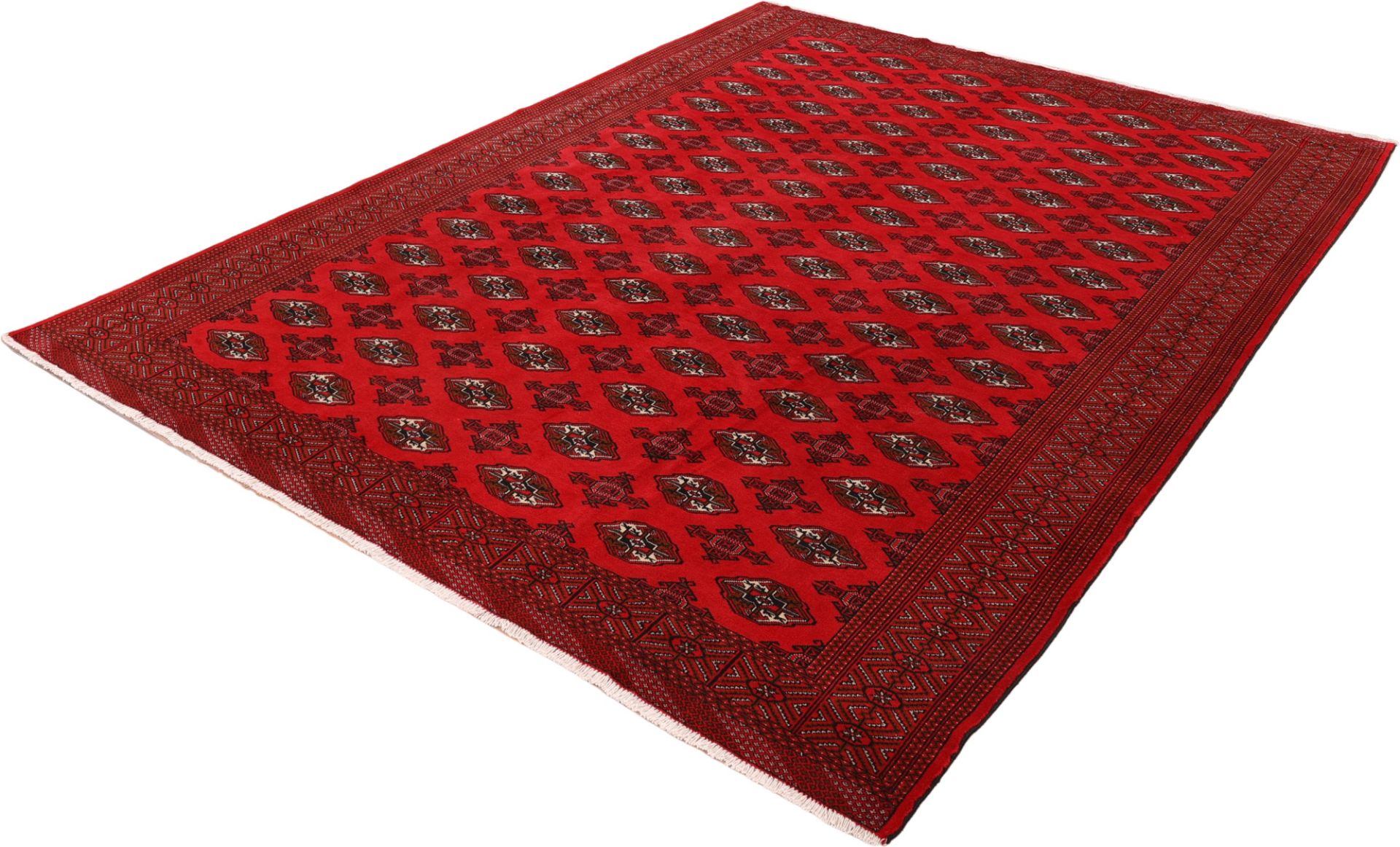 Handgeknüpfter Turkmen Perserteppich, 250 × 335 cm, Wolle