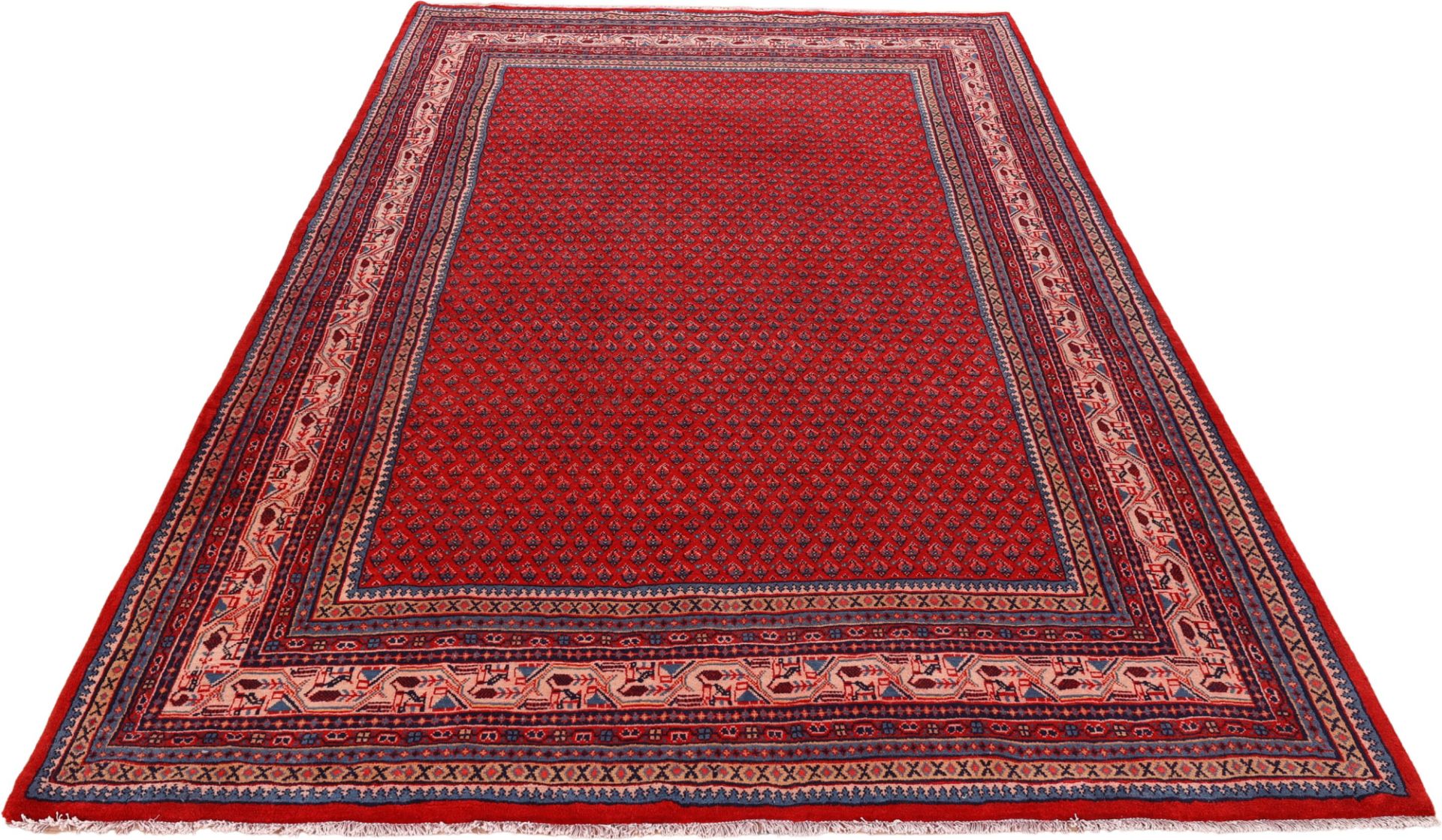 Perserteppich 208 × 325 cm aus Wolle, handgeknüpft