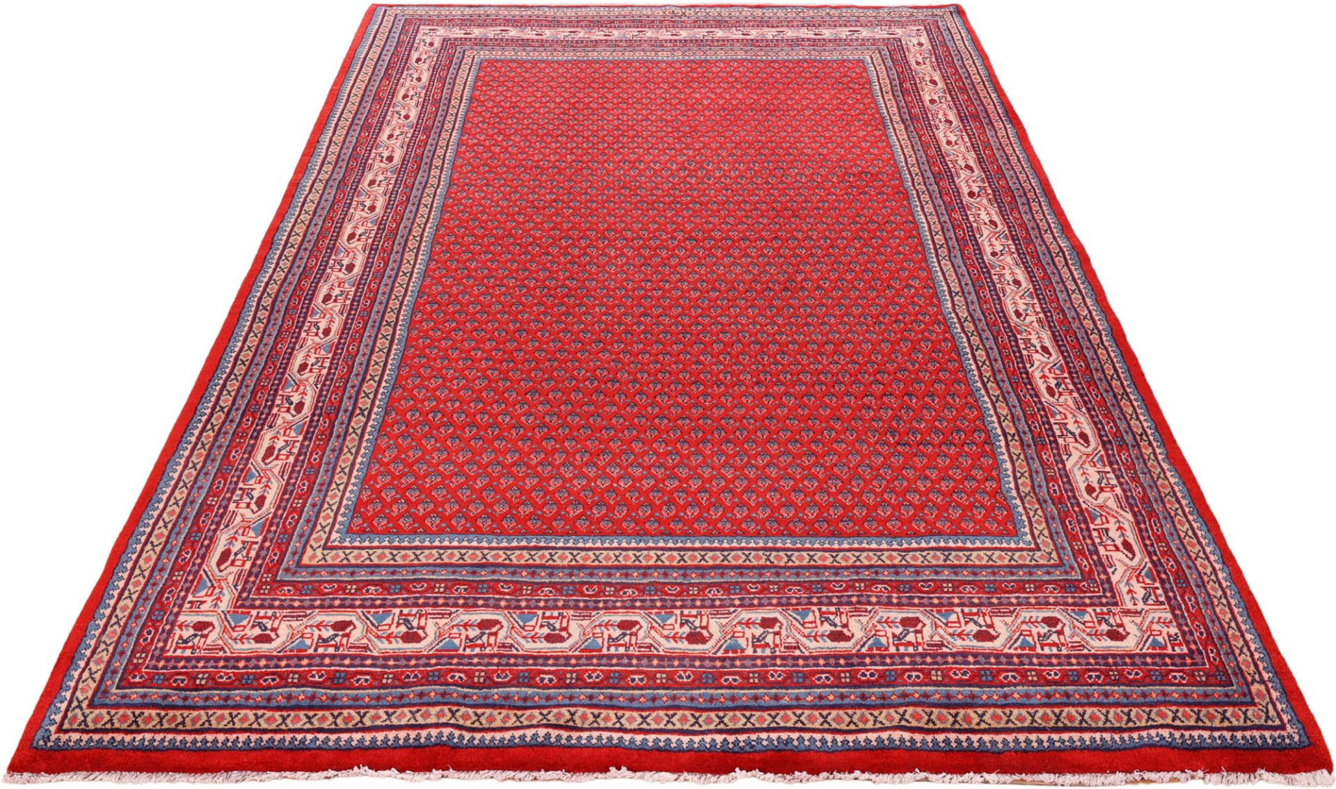 Perserteppich 208 × 325 cm aus Wolle, handgeknüpft