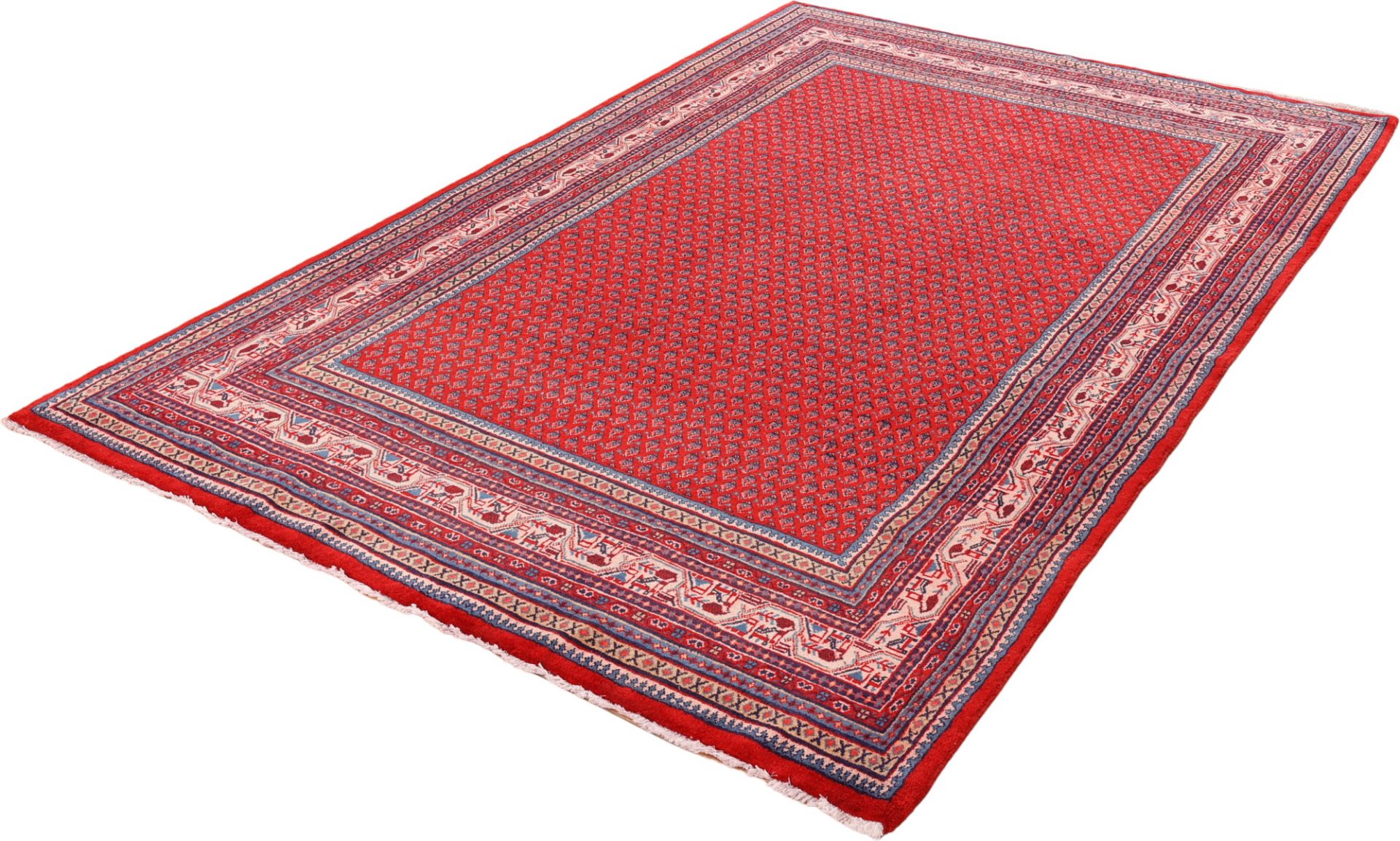 Perserteppich 208 × 325 cm aus Wolle, handgeknüpft