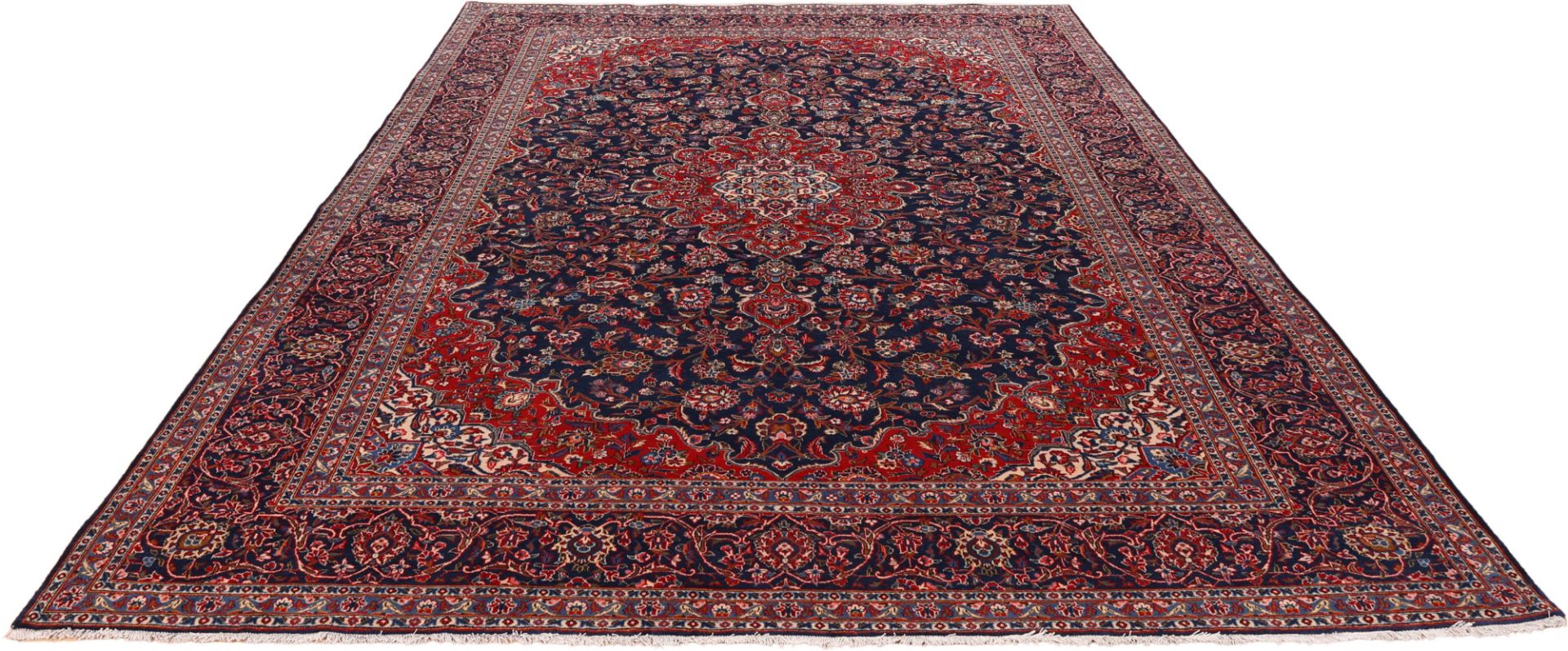 Handgeknüpfter Kashan Perserteppich 305 × 412 cm