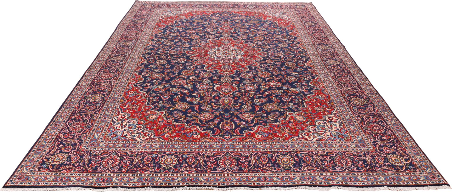 Handgeknüpfter Kashan Perserteppich 305 × 412 cm