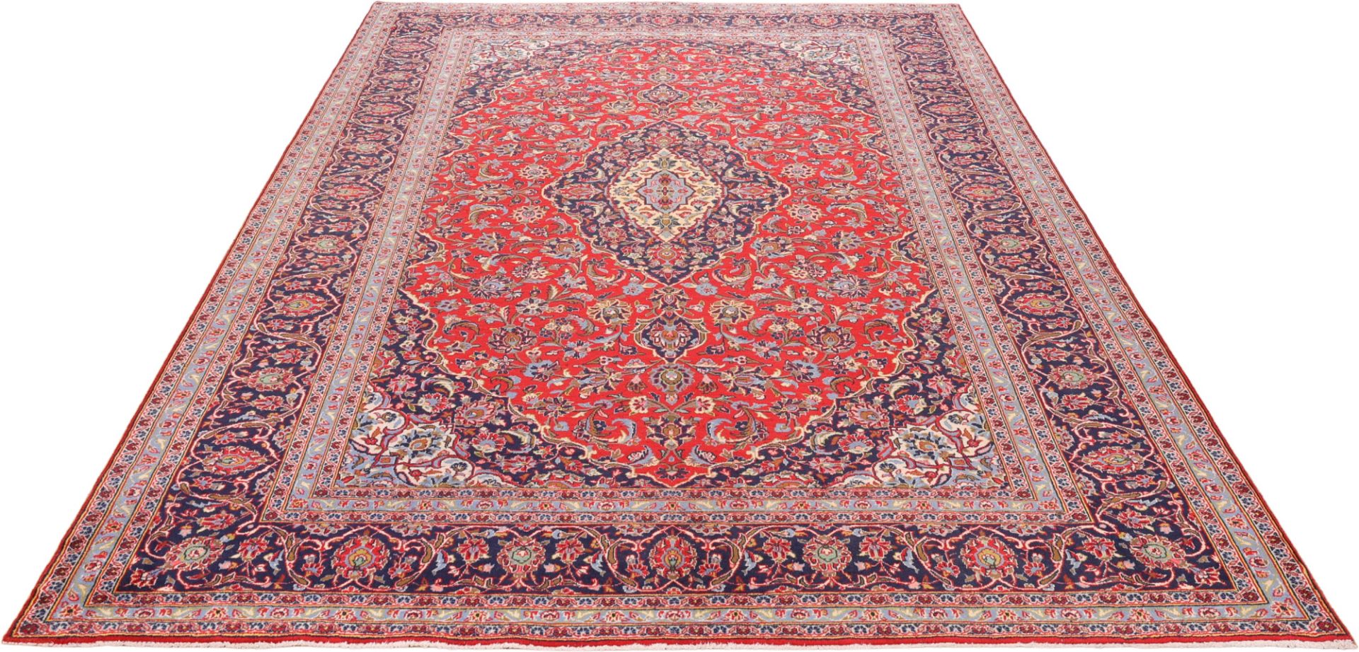 perserteppich-kashan-247-x-340-cm-schurwolle-handgeknupft-9 Handgeknüpfter Kashan Perserteppich, 247 × 340 cm, Wolle