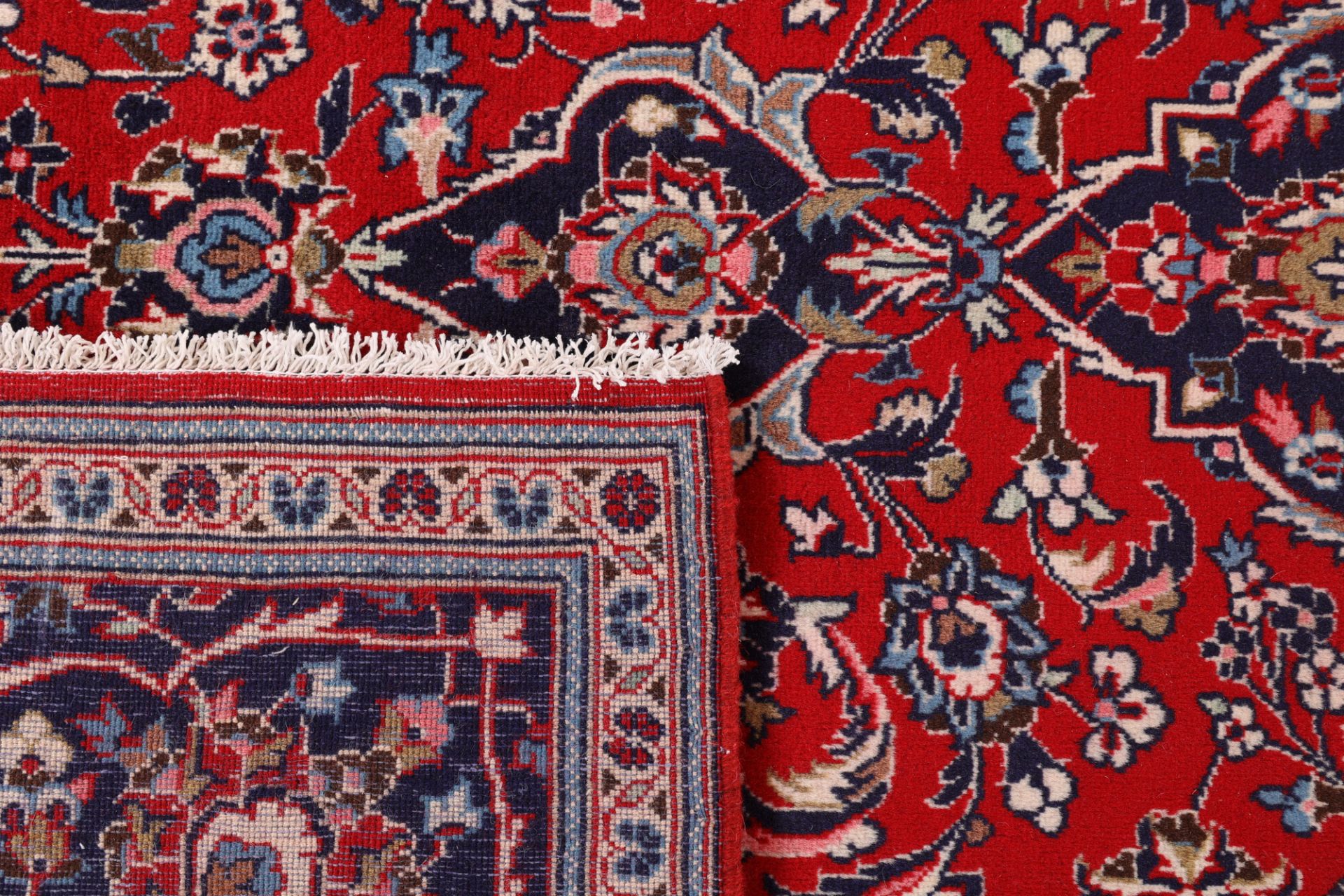 Kashan Perserteppich aus Iran, 197 × 300 cm