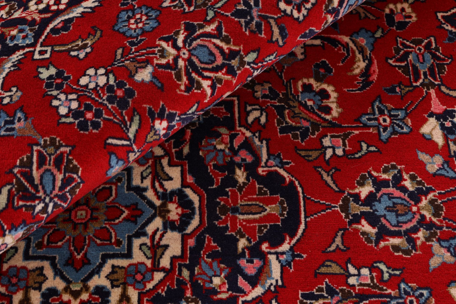 Kashan Perserteppich aus Iran, 197 × 300 cm