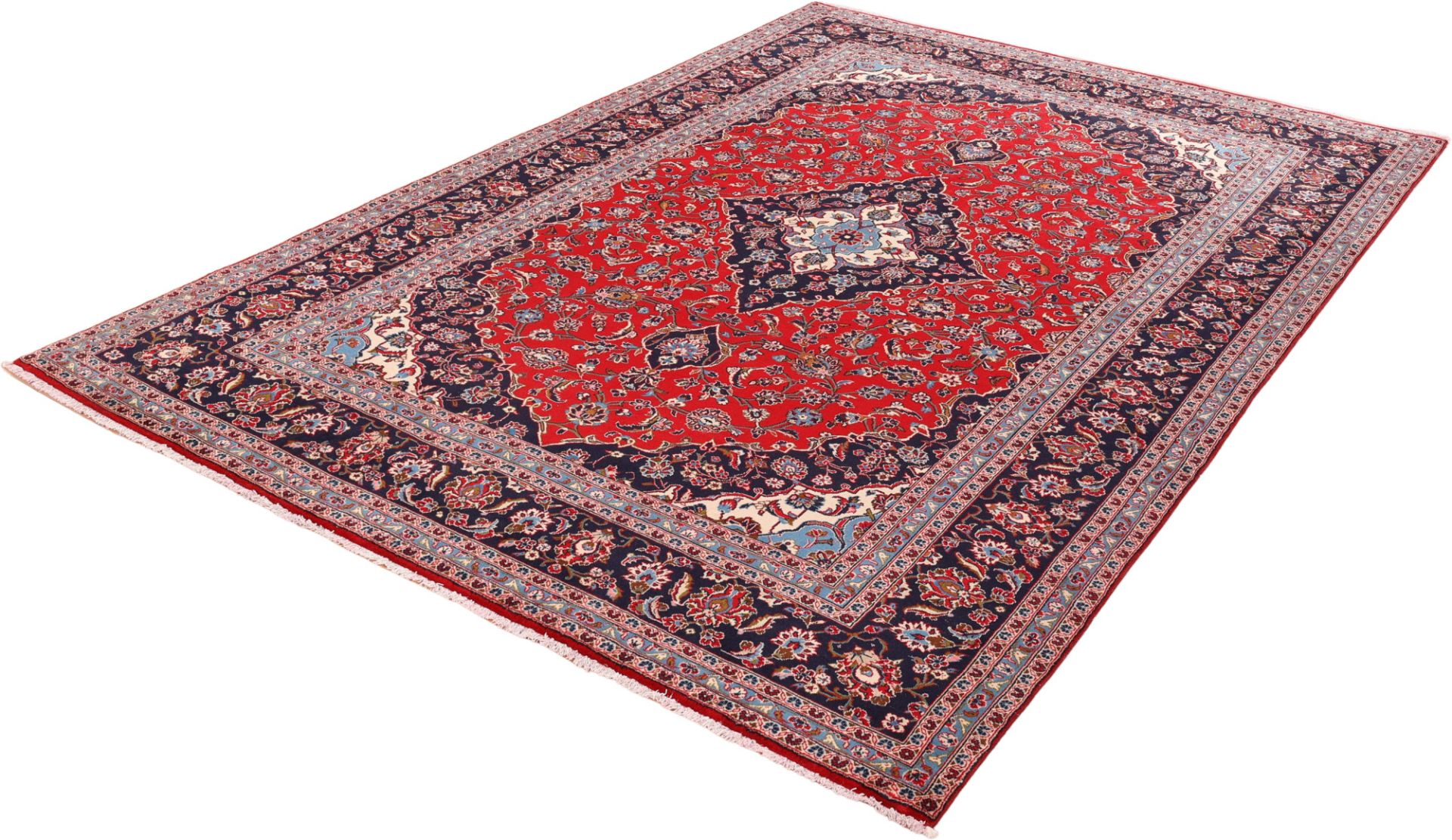 Kashan Perserteppich aus Iran, 236 × 346 cm